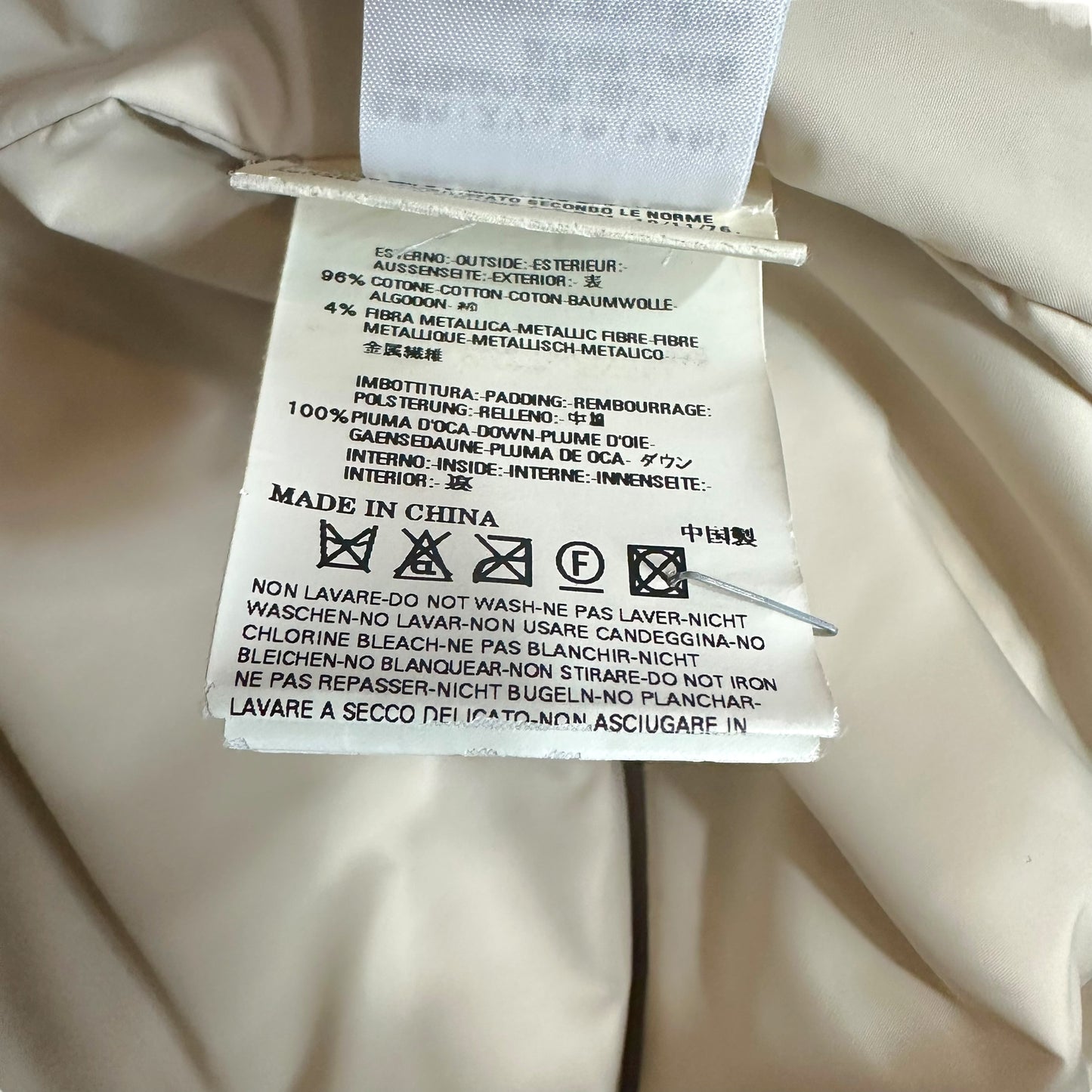 Dsquared2 Fox Fur Trim Down Fill Bomber Jacket