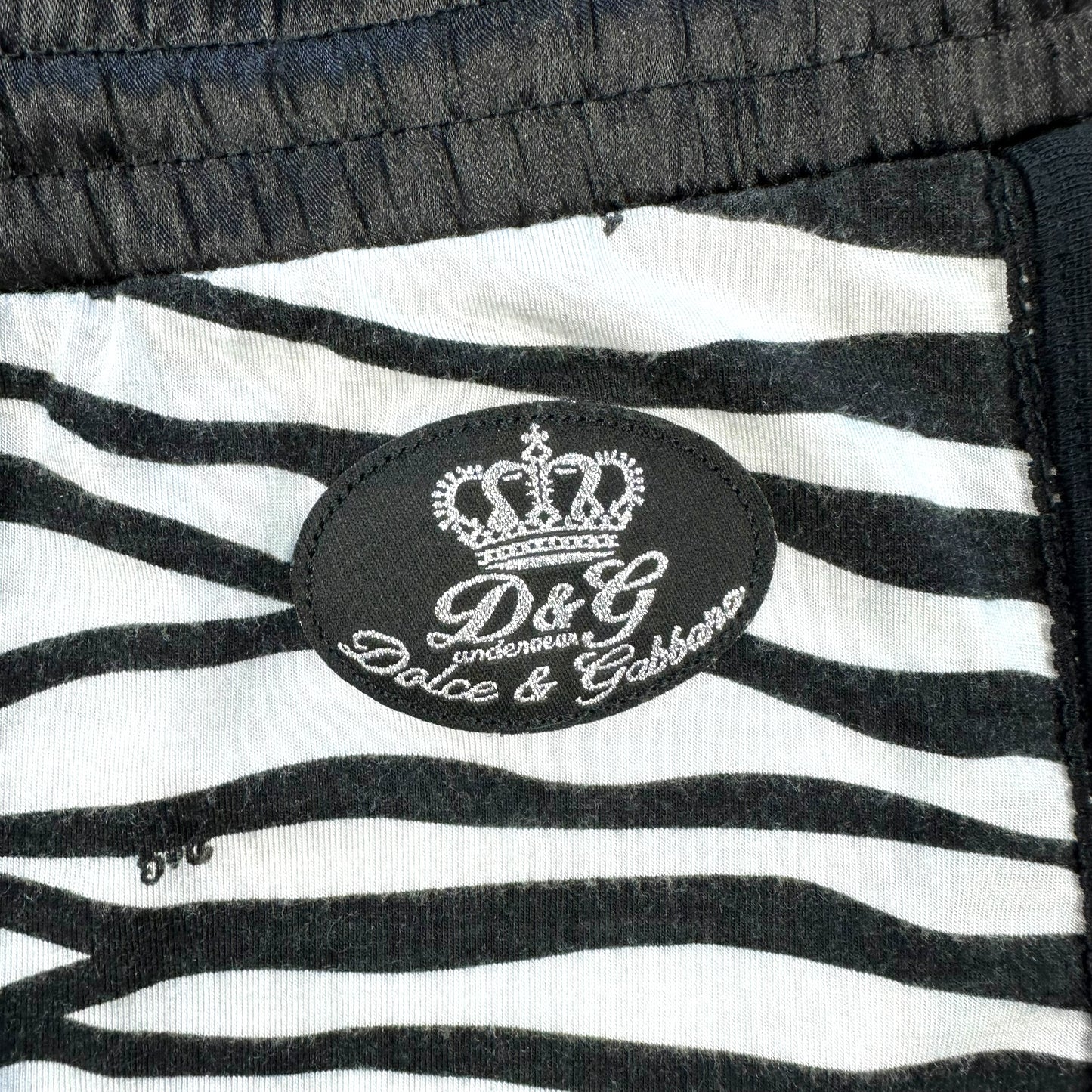 D&G Dolce & Gabbana Zebra Print Shorts