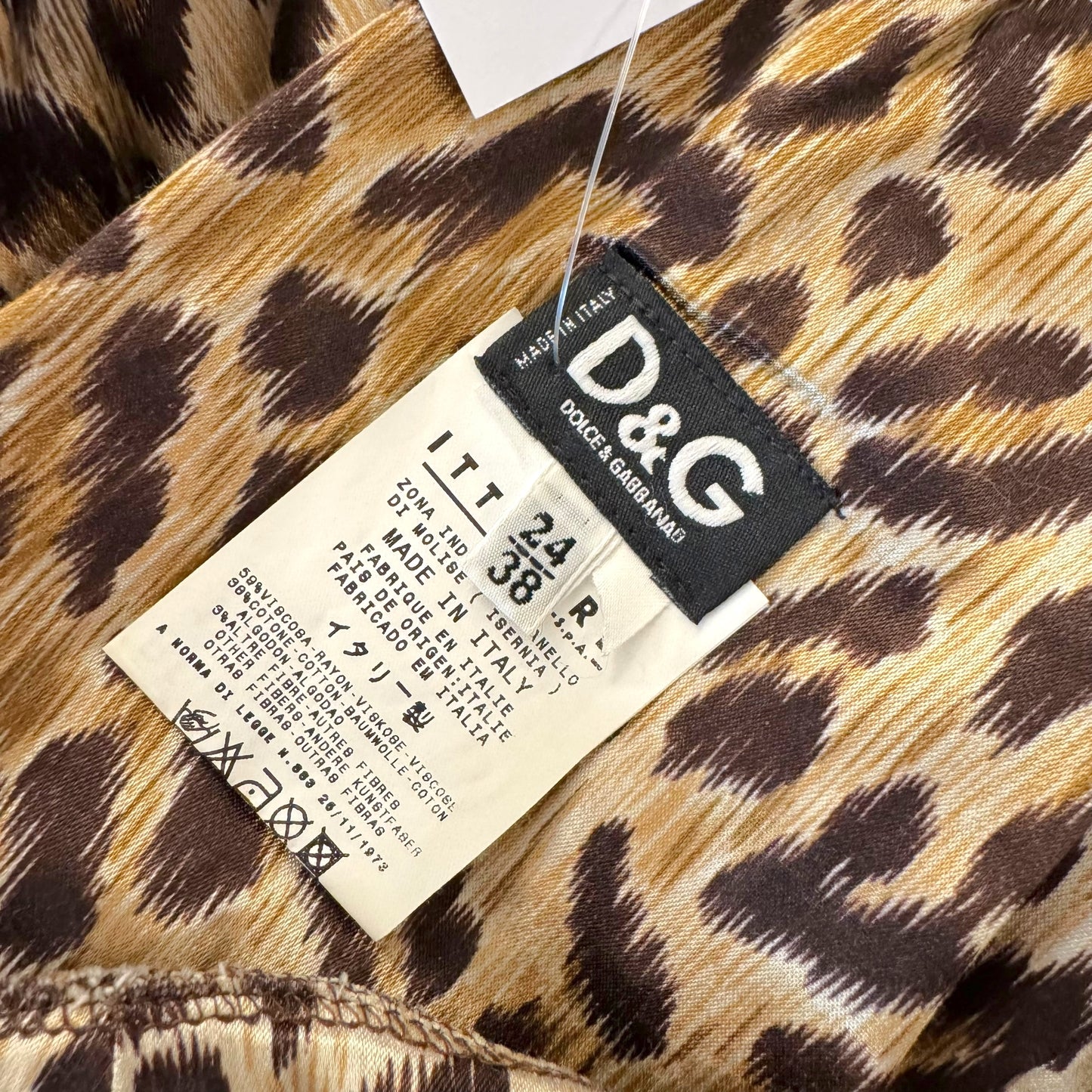 D&G Dolce & Gabbana Leopard Print Silky Midi Dress - Outfit Repeater