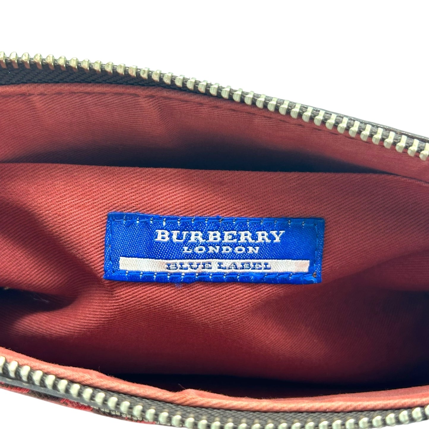 Burberry Blue Label Pink & Purple Nova Check Plaid Shoulder Pochette Bag - Outfit Repeater