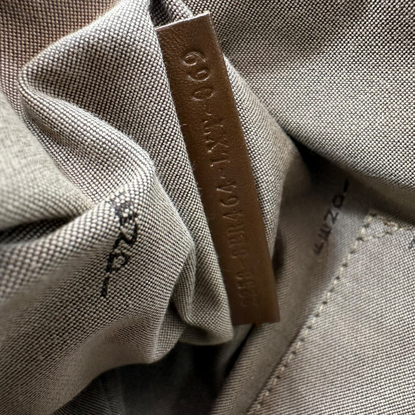 Fendi Brown Leather Trim Zucchino Monogram Shoulder Bag - Outfit Repeater