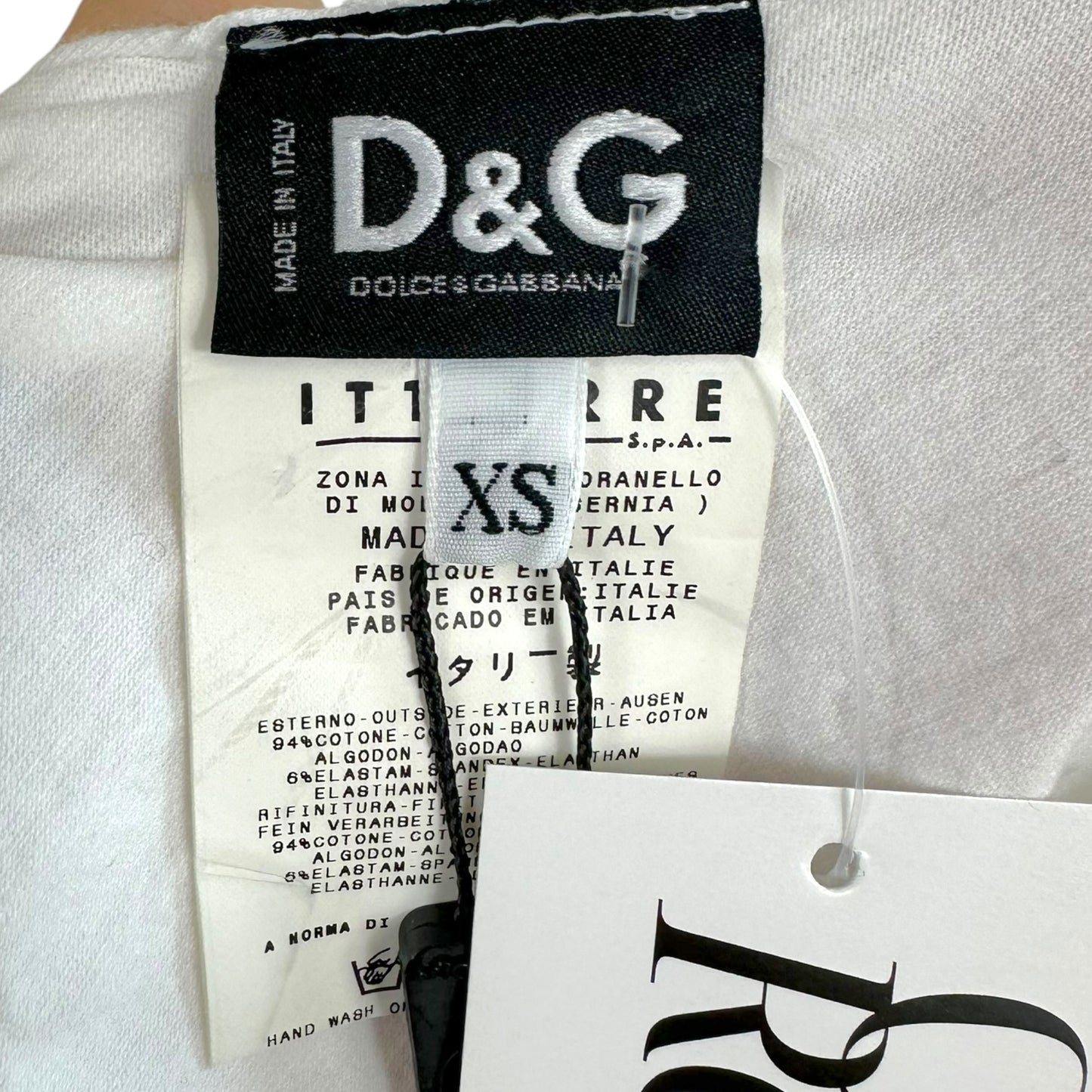 D&G Dolce & Gabbana F/W 2001 Kitten Print Open Back Halter Tank NEW