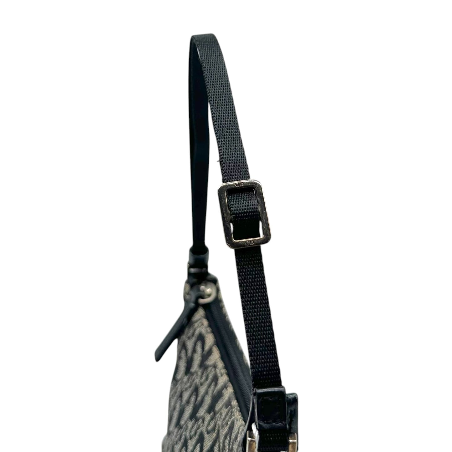 Christian Dior Shoulder Bag Black Trotter Monogram
