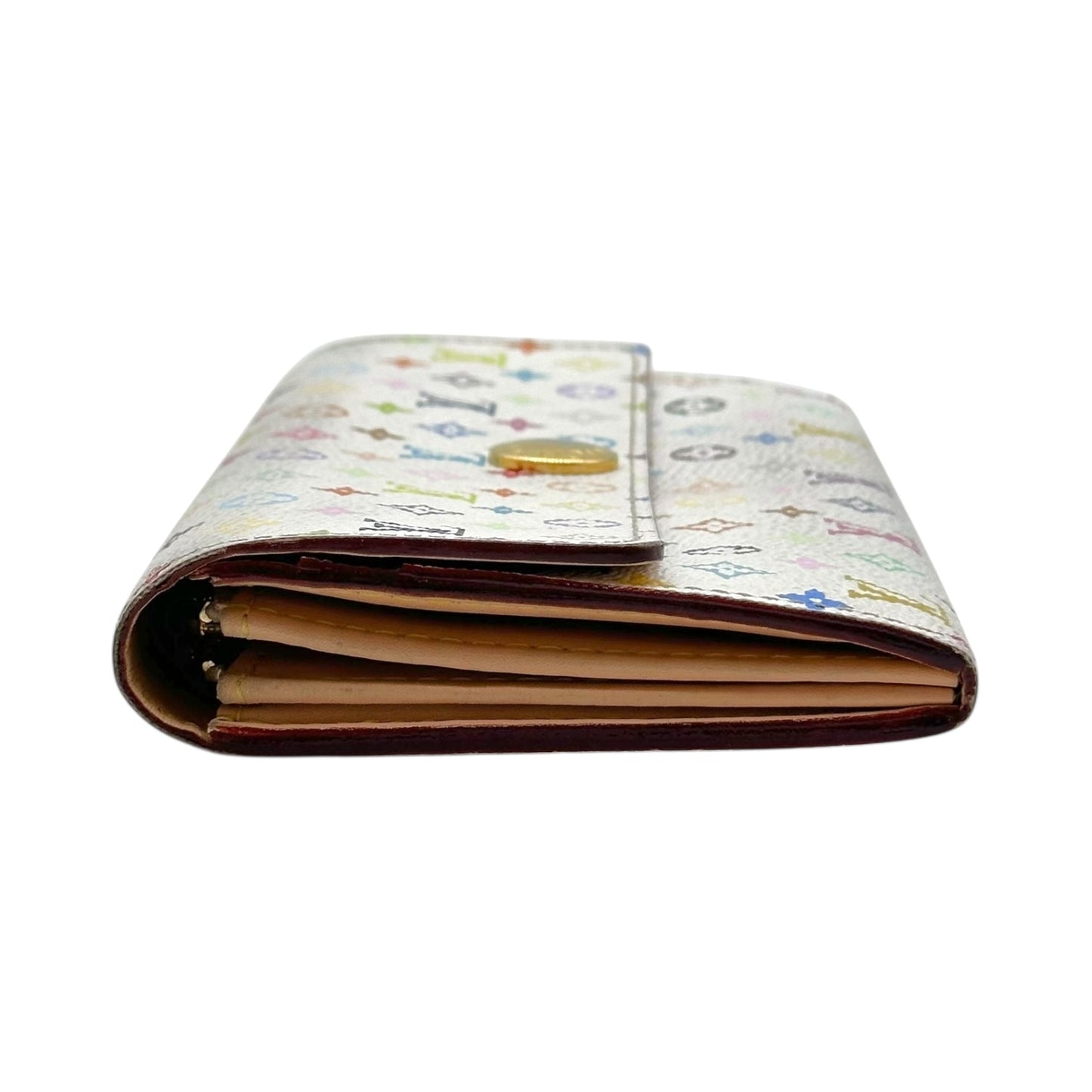 Louis Vuitton Murakami White Multicolor Sarah Wallet