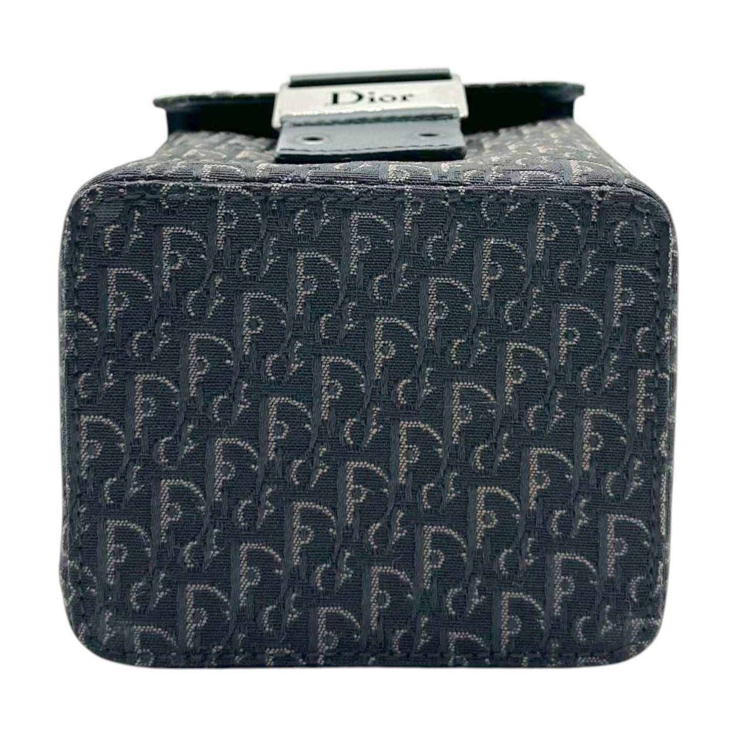 Christian Dior Mini Vanity Bag Black Trotter Monogram