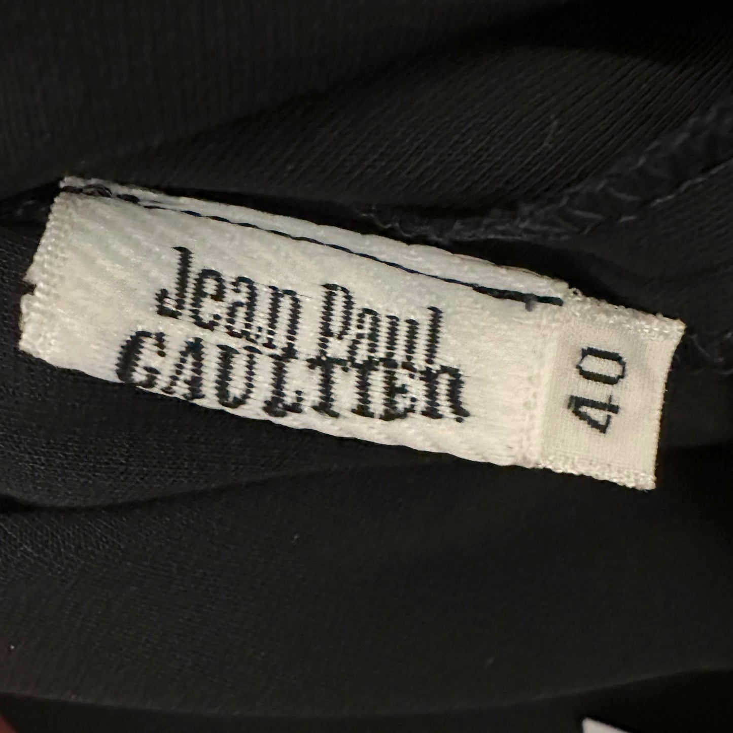 Jean Paul Gaultier Black Multi-Zipper Midi Dress