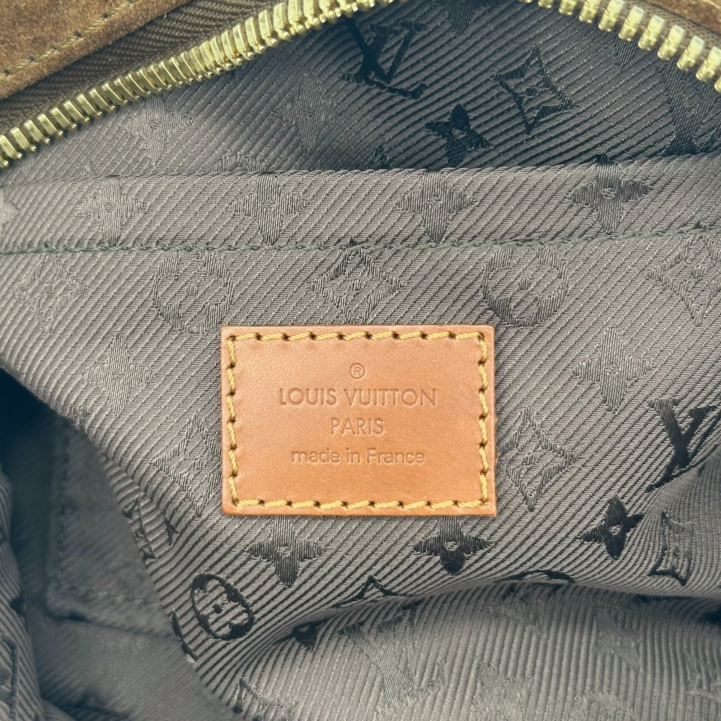 Louis Vuitton Brown Suede Onata PM Bag