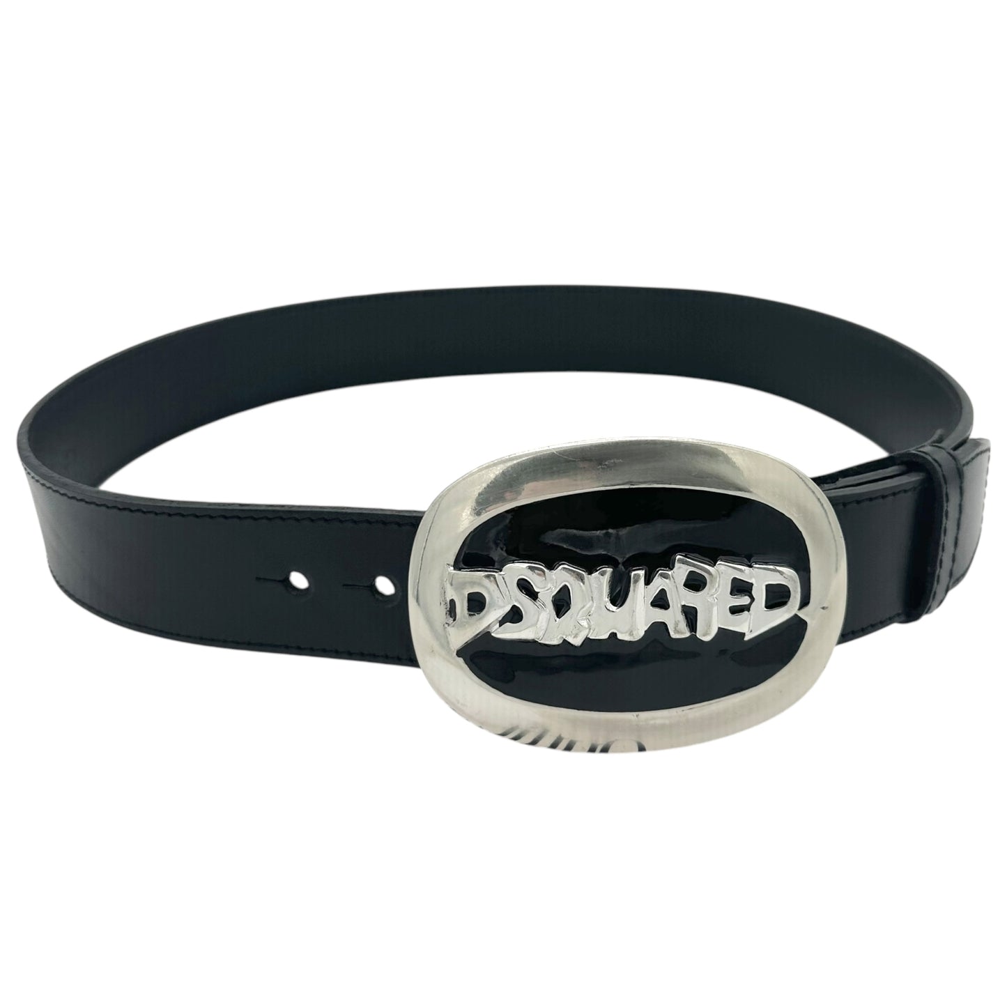 Dsquared2 Black Logo Belt