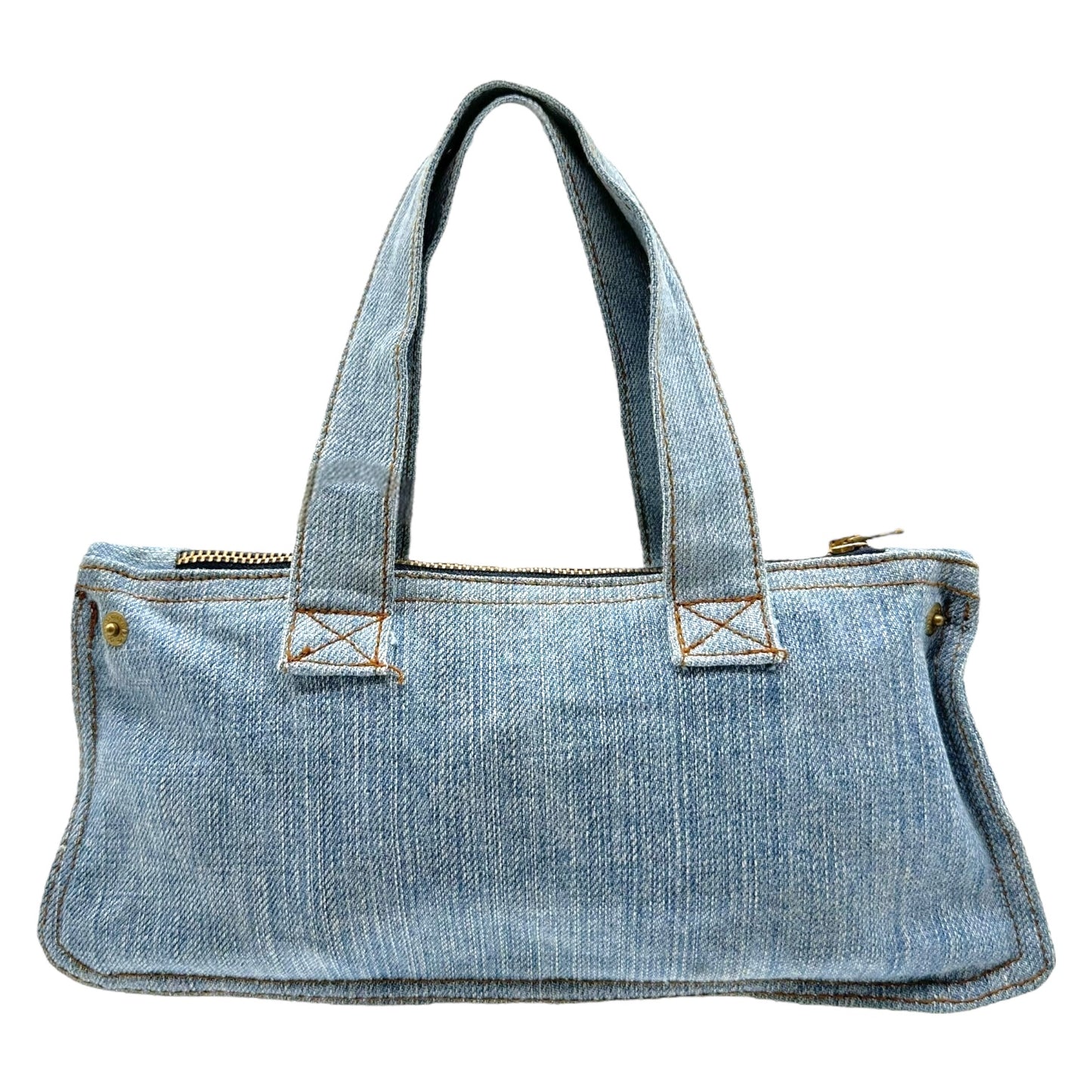 D&G Dolce & Gabbana 'Hollywood' Denim Graphic Mini Bag