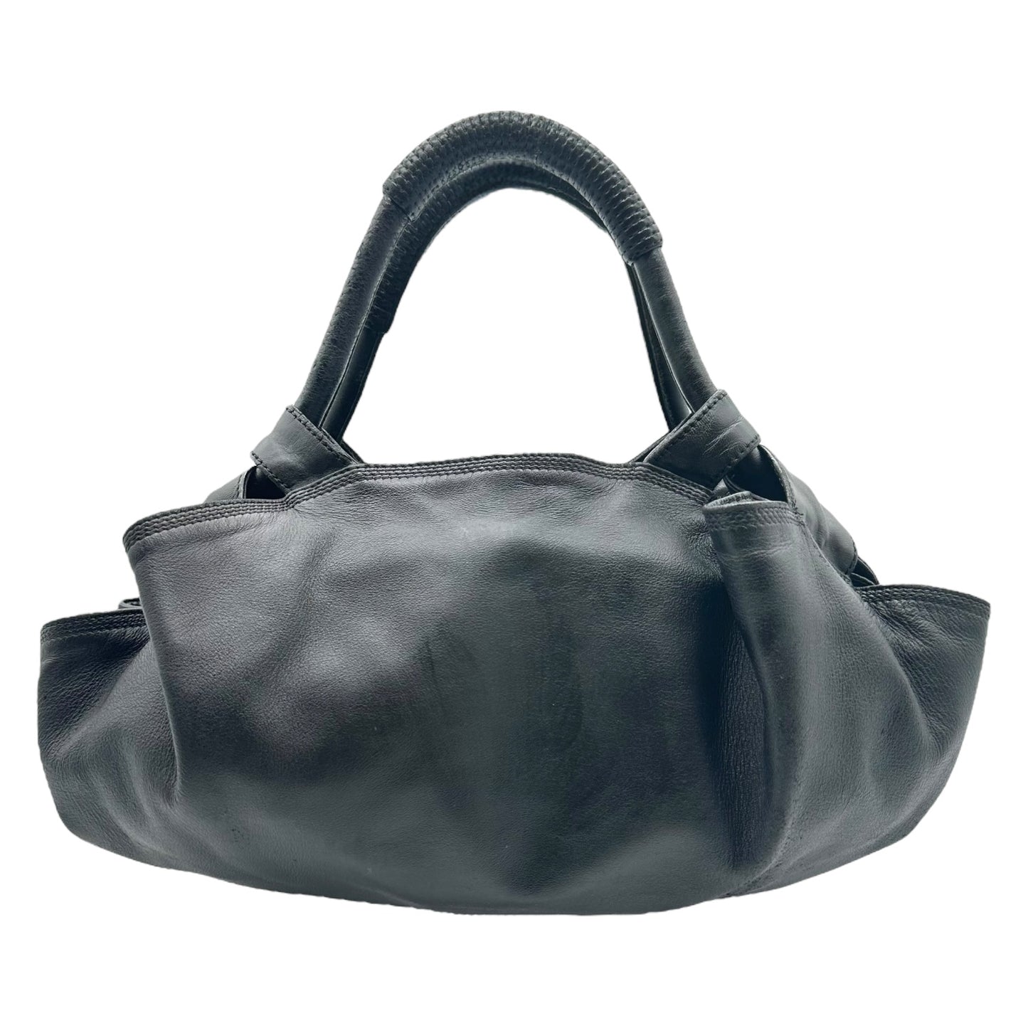 Loewe Black Leather Logo Aire Bag
