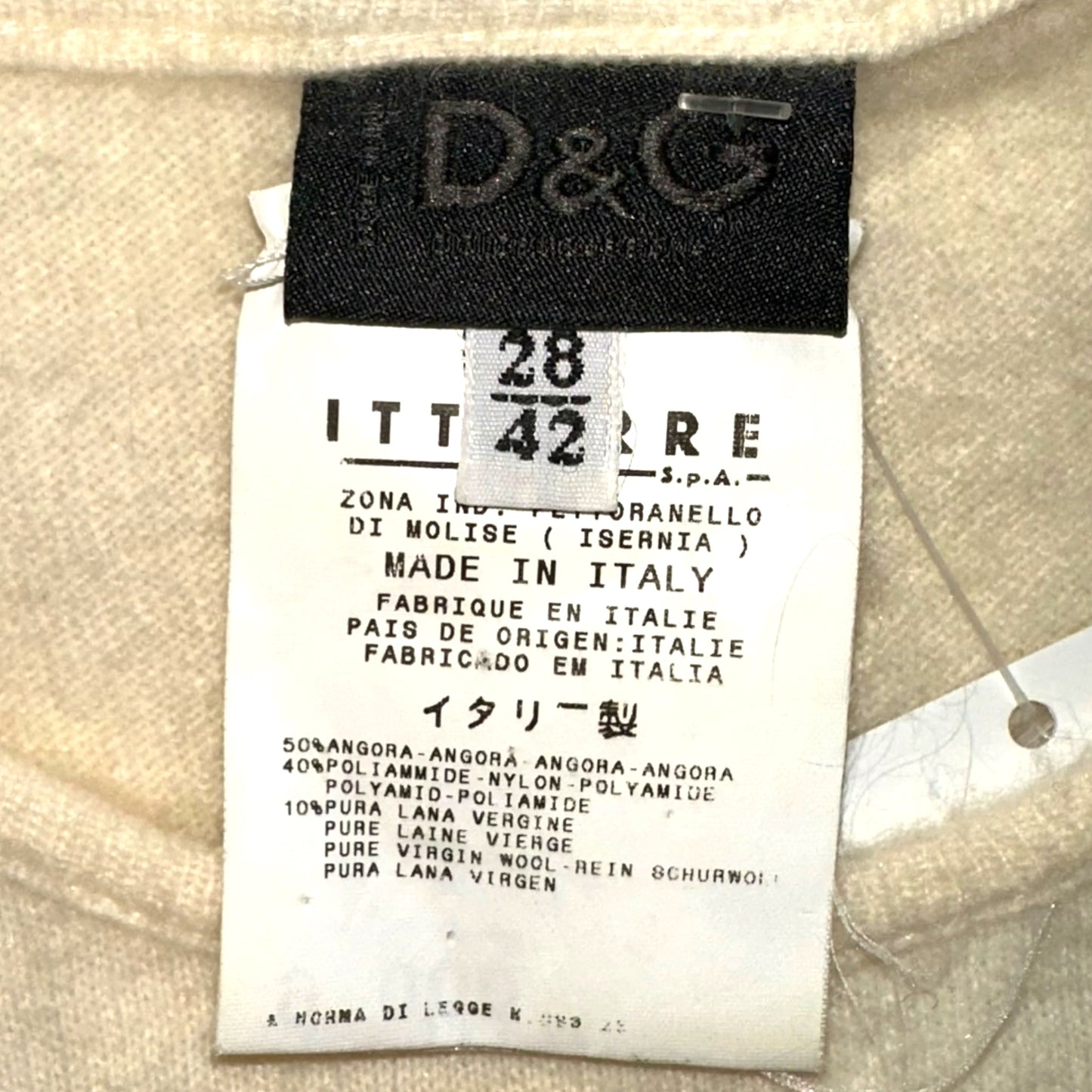 D&G Dolce & Gabbana Butter Yellow Sequin Embellished Cashmere Tank Top