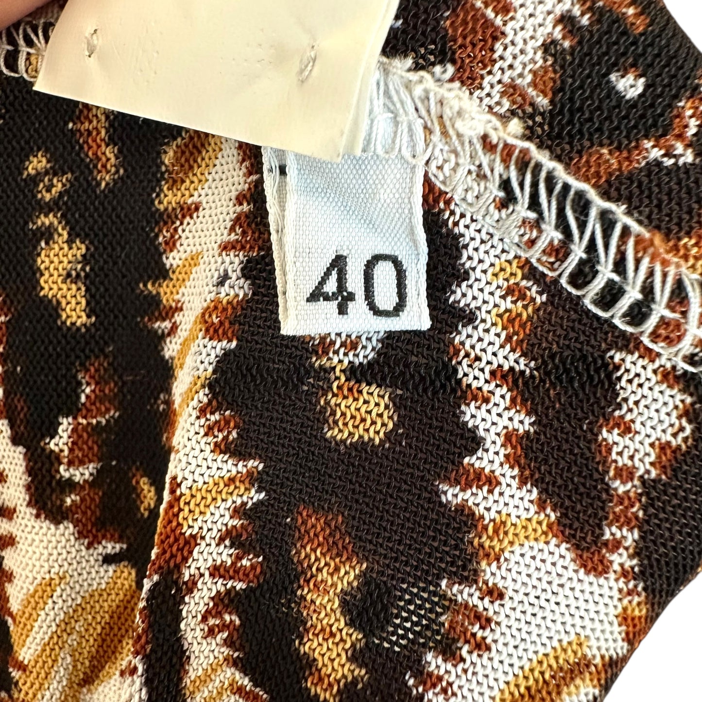 Dolce & Gabbana Tiger Print Knit Suede Strap Halter Tank
