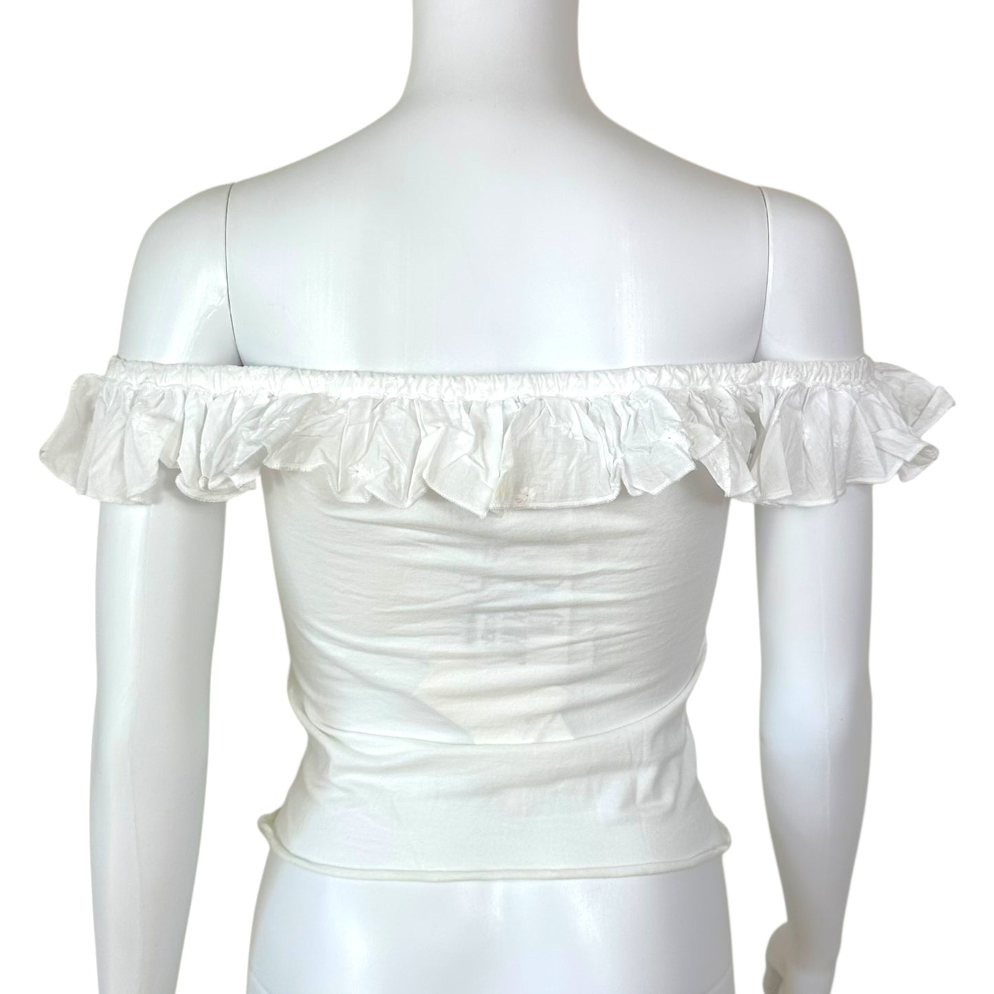 D&G Dolce & Gabbana Colombia Off Shoulder Graphic Top