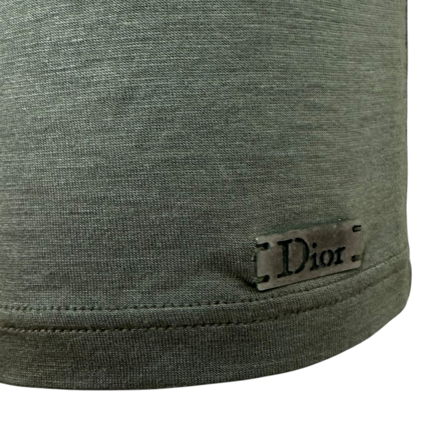Christian Dior S/S 2005 Khaki Green Mini Dress