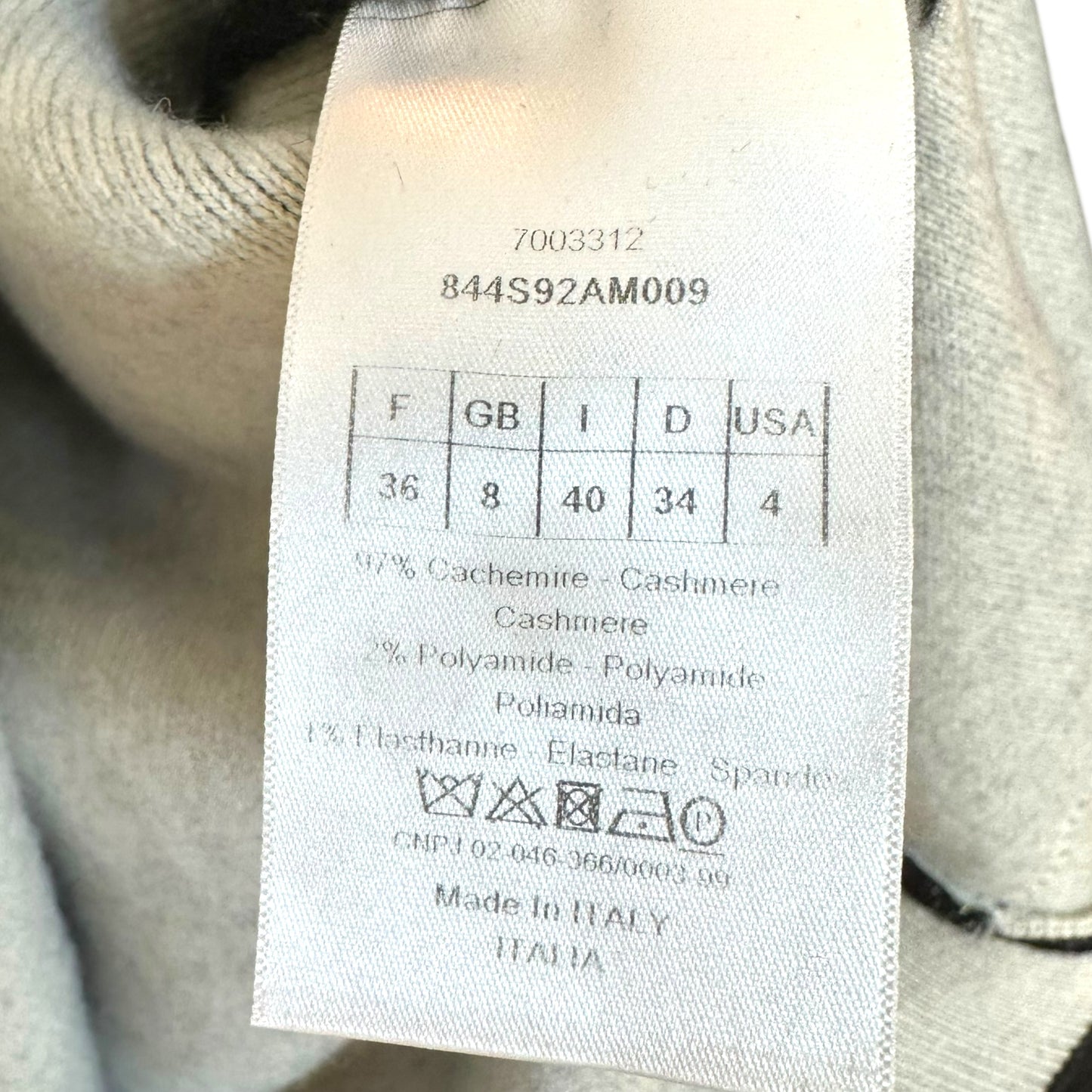 Christian Dior Black J'Adior Cashmere Logo Hoodie (Current)