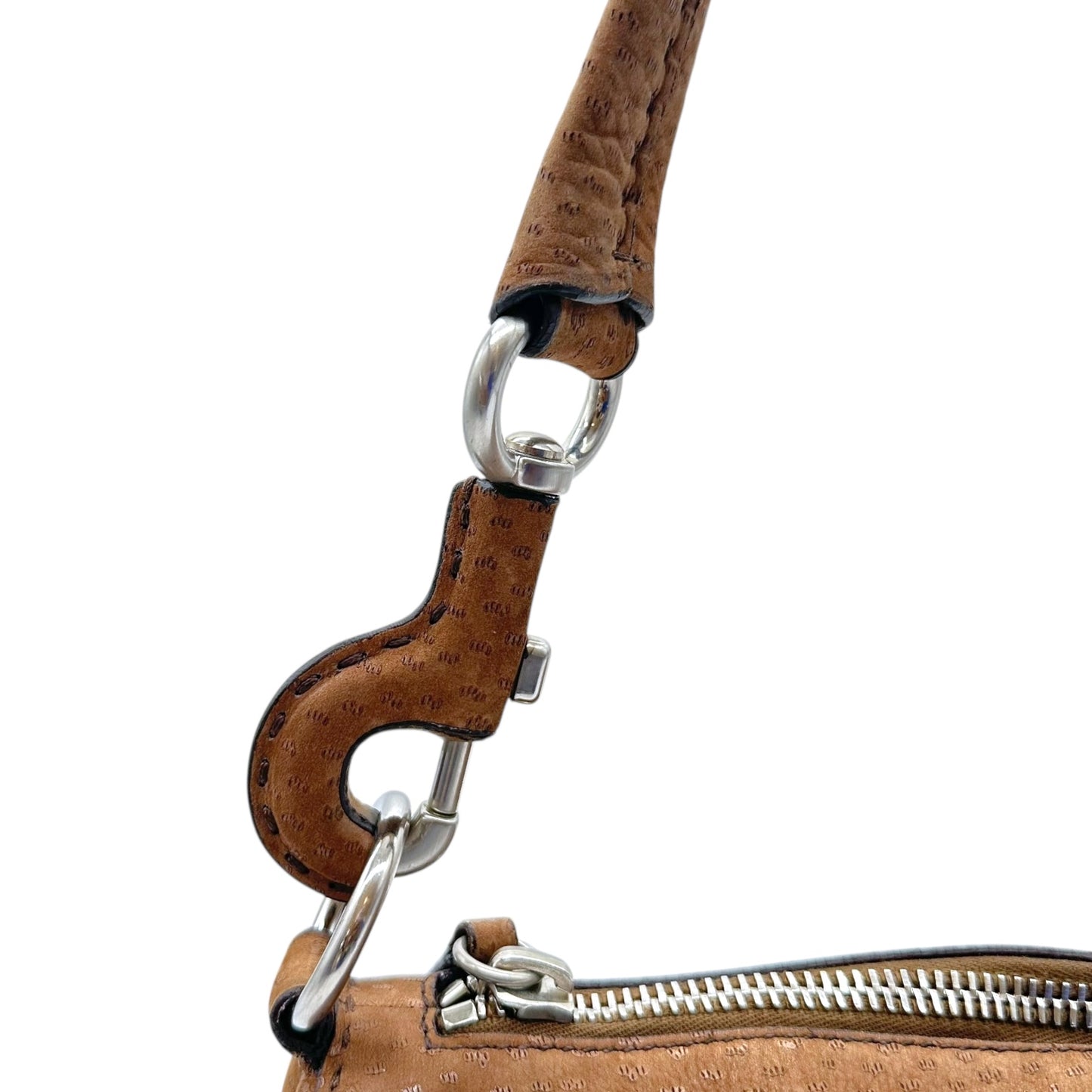 Prada Brown Suede Shoulder Bag