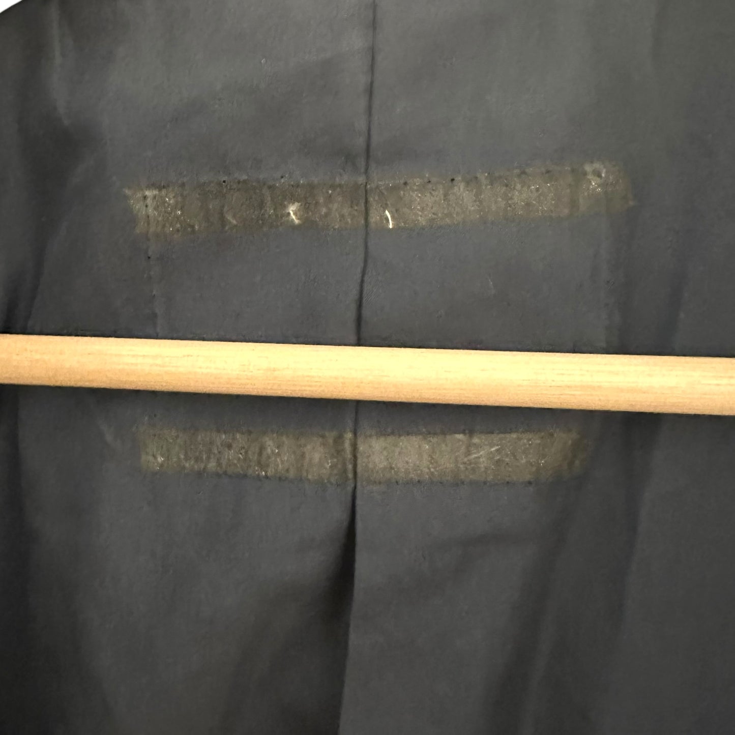 Vintage Blue Fox Fur & Silk Ruffle Trim Tiger Print Jacket