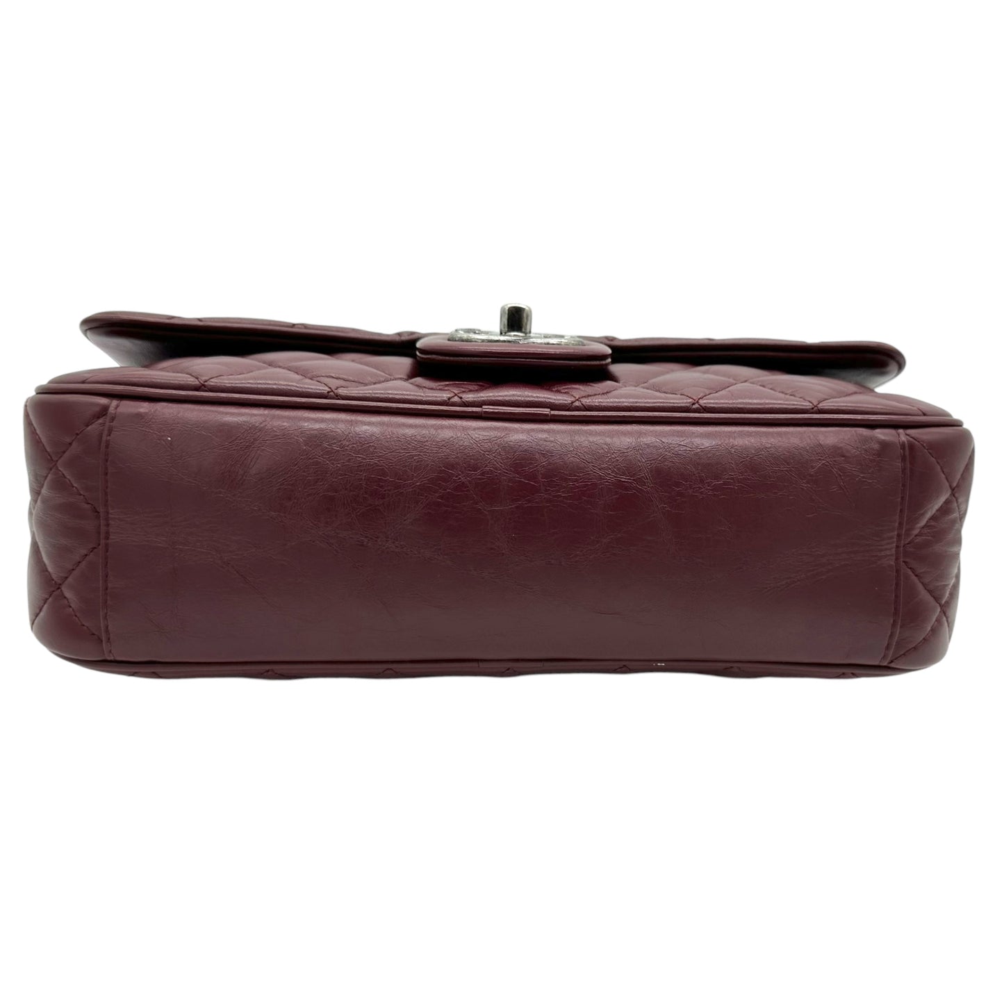 Chanel Quilted Burgundy Medium Classic Flap Bag