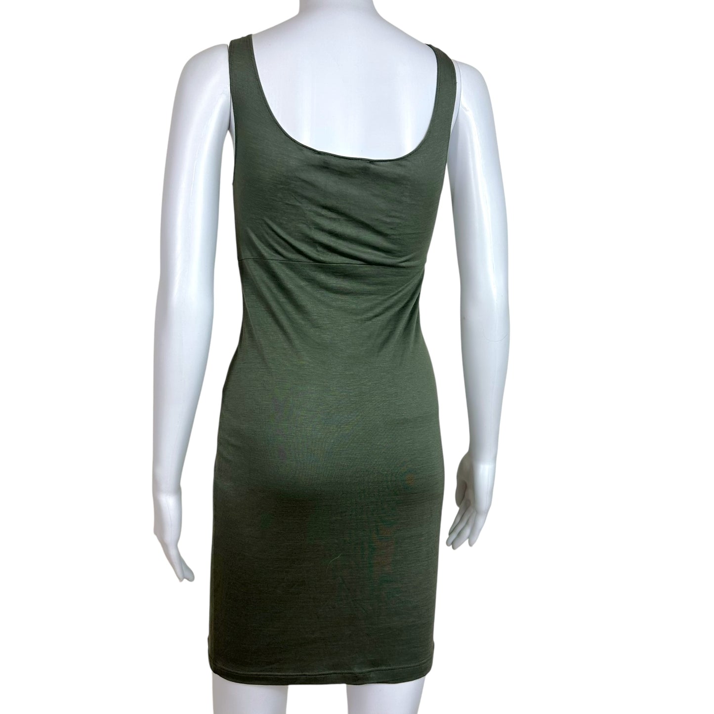 Christian Dior S/S 2005 Khaki Green Mini Dress