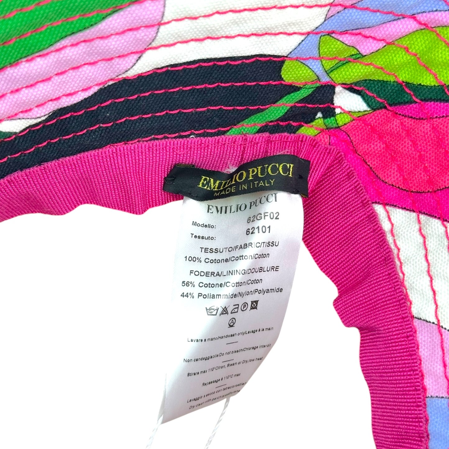 Emilio Pucci Multicolor Printed Cotton Bucket Hat