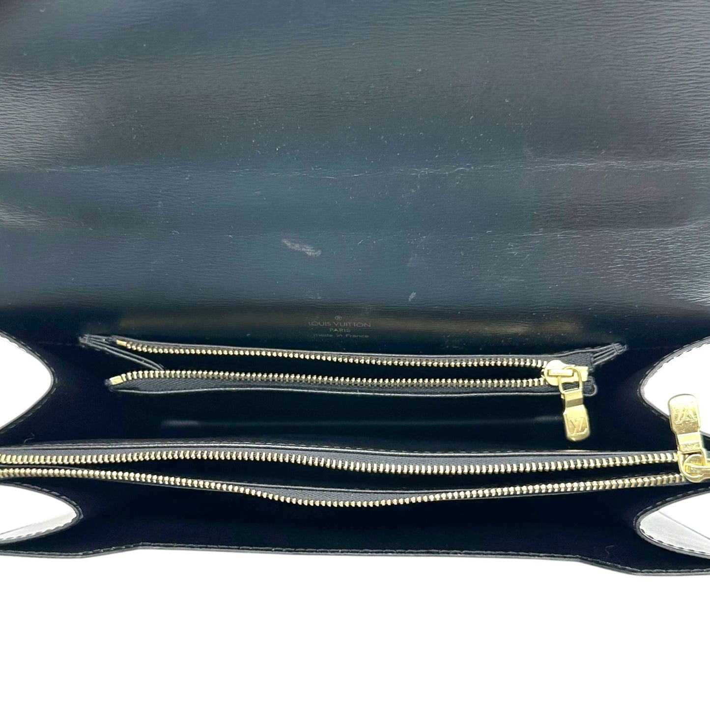 Louis Vuitton Black Epi Concorde Top Handle Bag