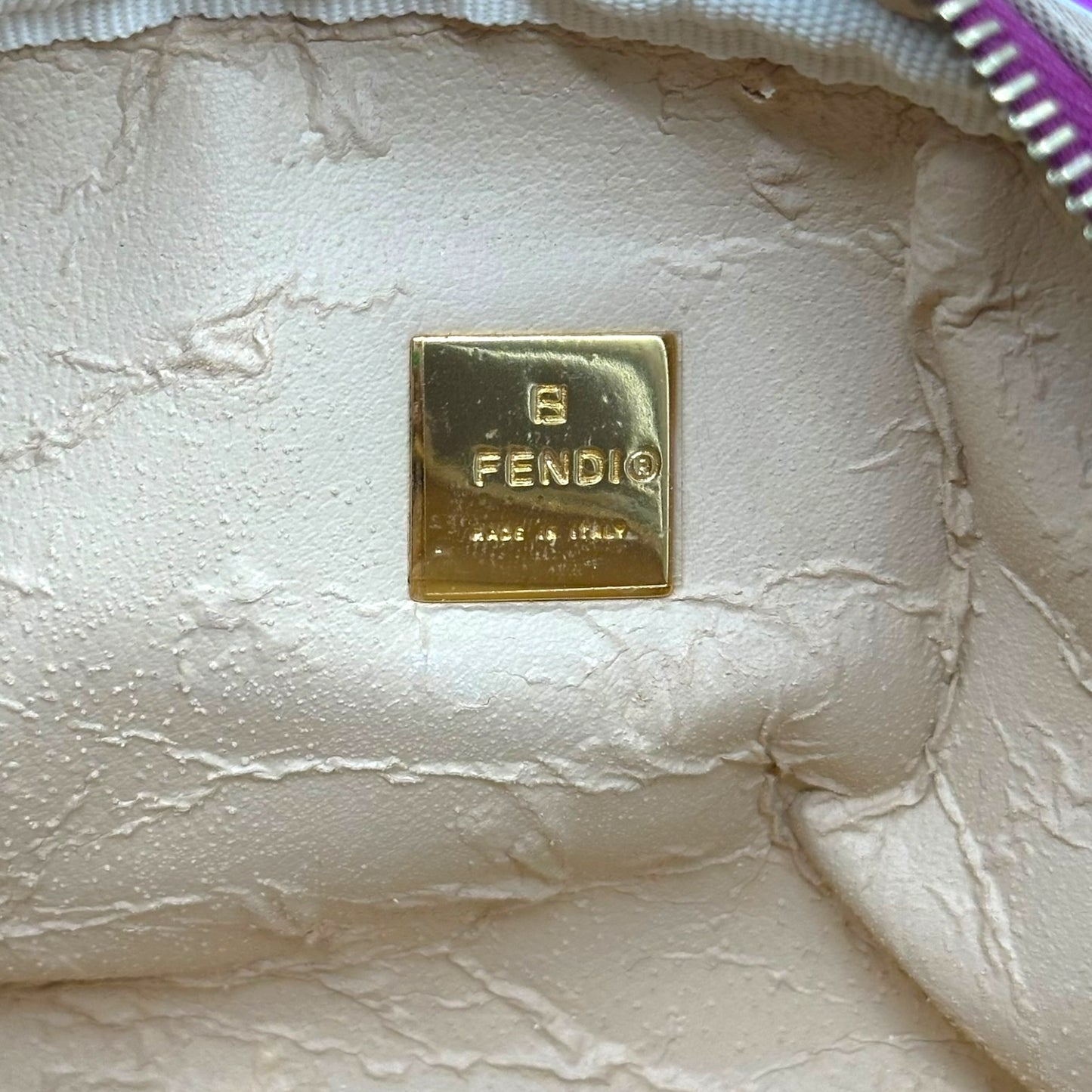 Fendi Printed Silk Cosmetic Pouch