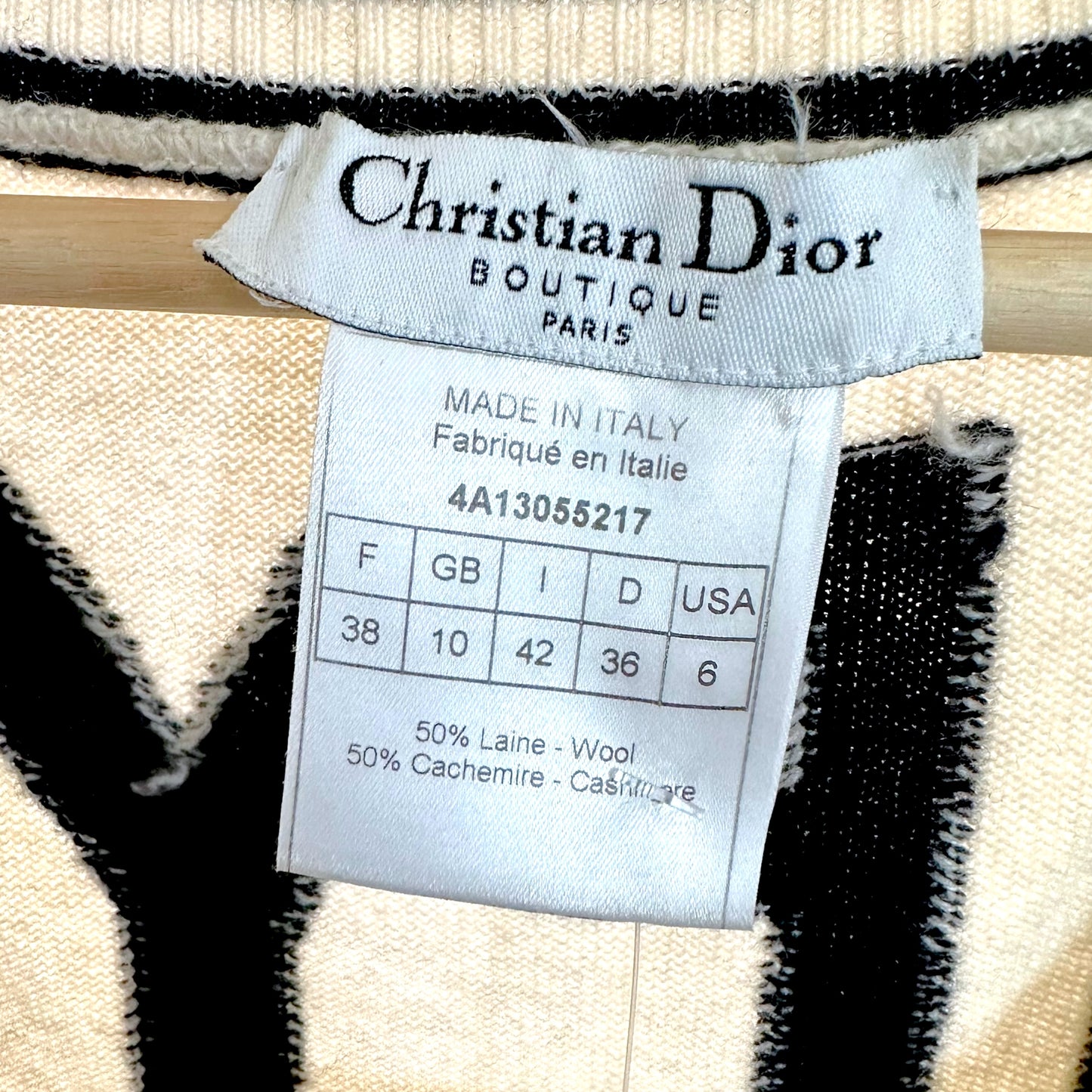 Christian Dior F/W 2004 'I Heart Dior' Cashmere Knit Tank