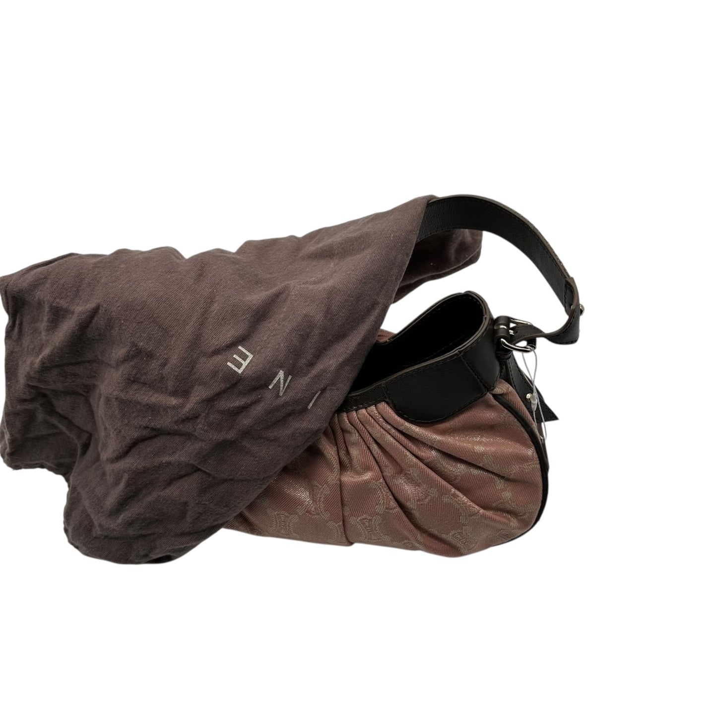 Celine Light Pink Triomphe Monogram Shoulder Bag - Outfit Repeater