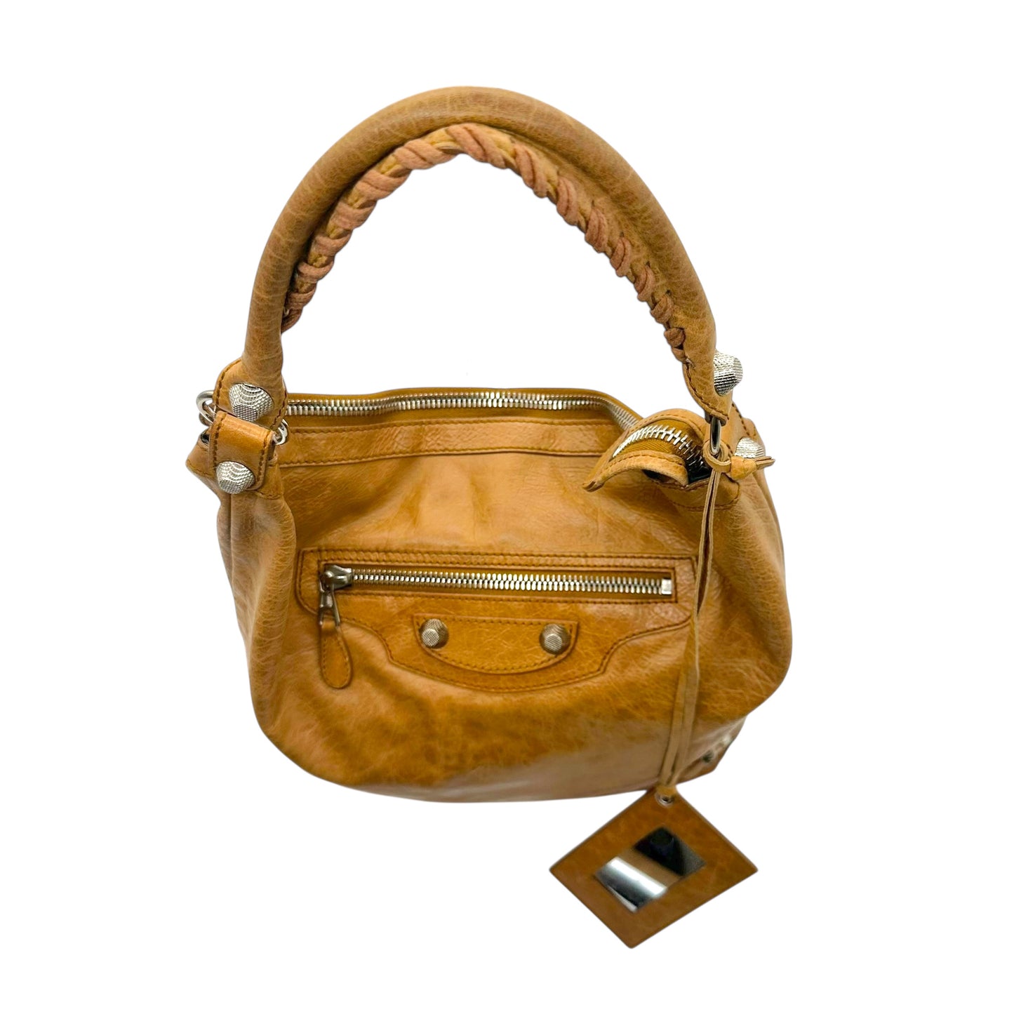 Balenciaga Tan Leather Day City Hobo Bag