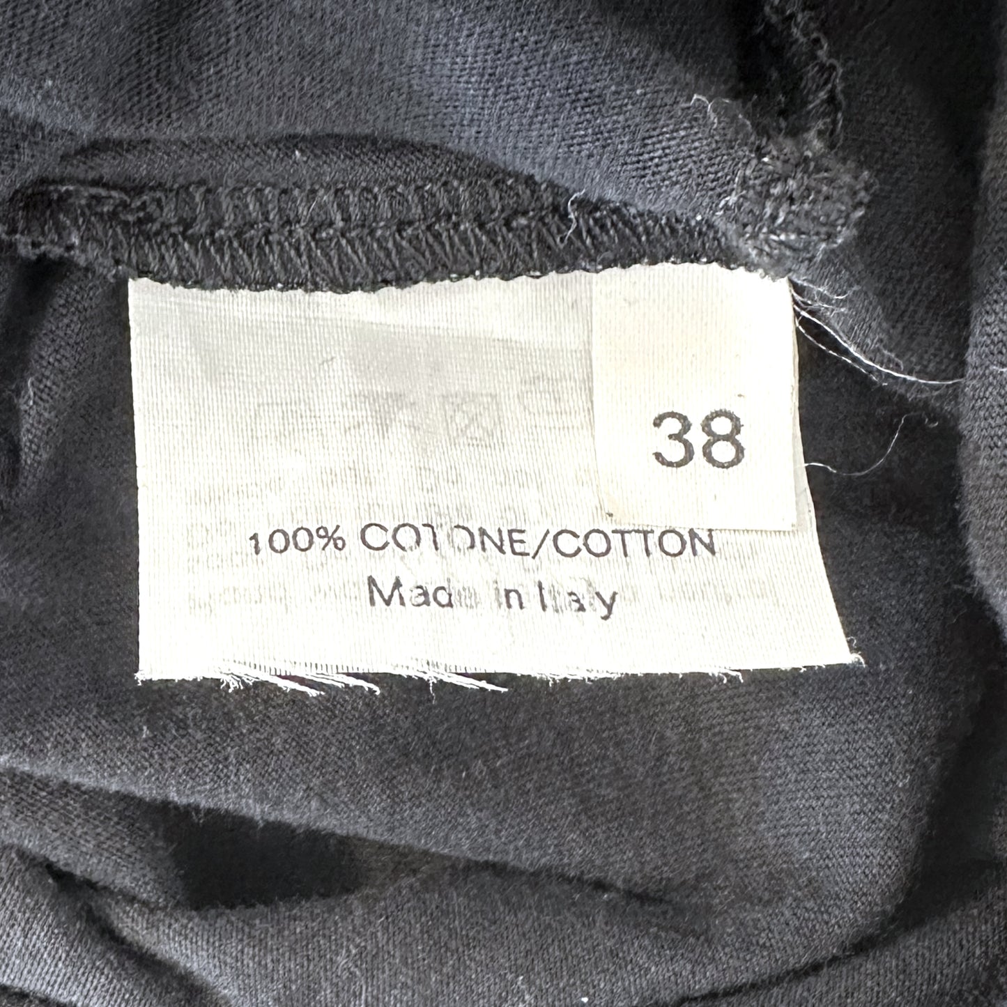 Yves Saint Laurent Spring 2009 Black & White Logo T-Shirt - Outfit Repeater