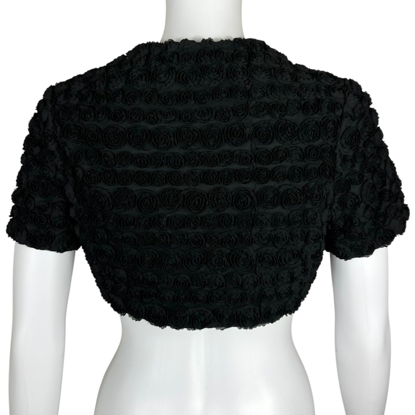 Cavalli Floral Mini Short Sleeve Cardigan