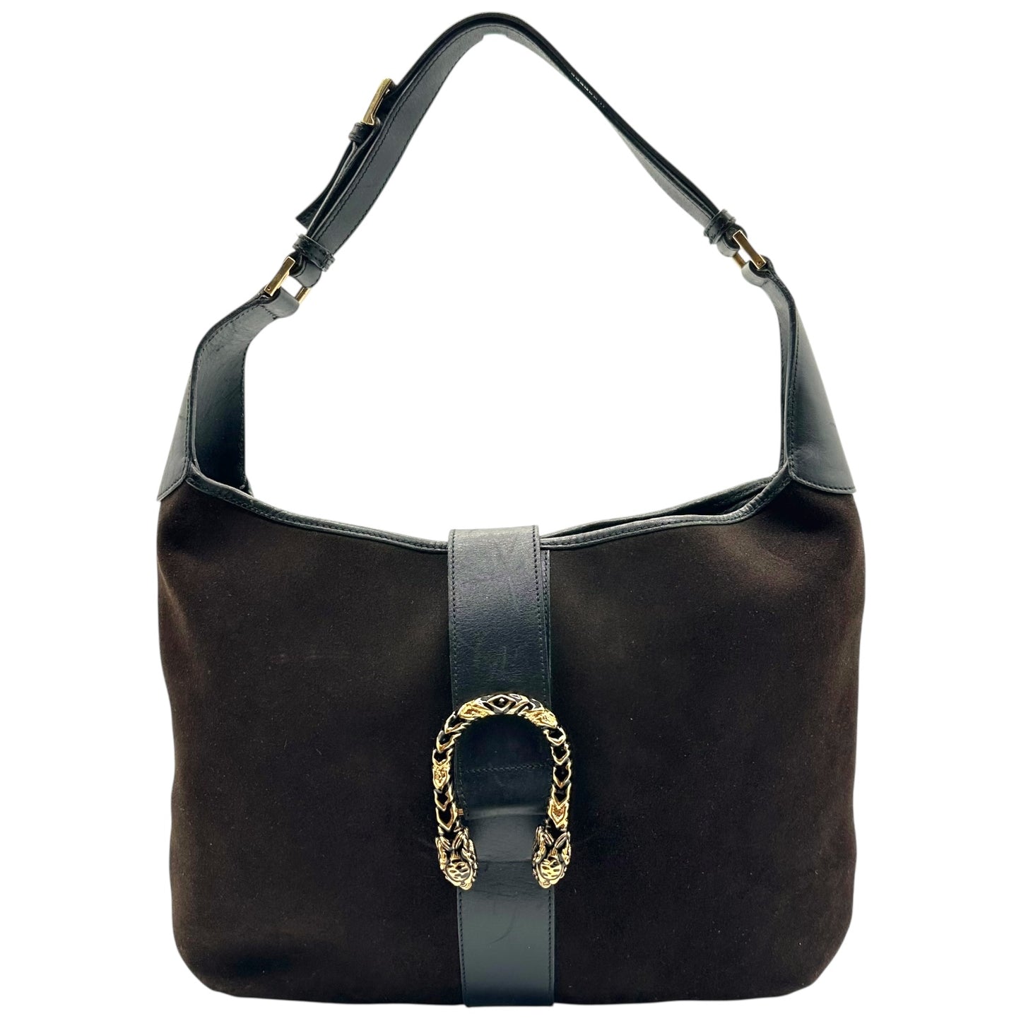 Gucci Brown Suede Dionysus Shoulder Bag