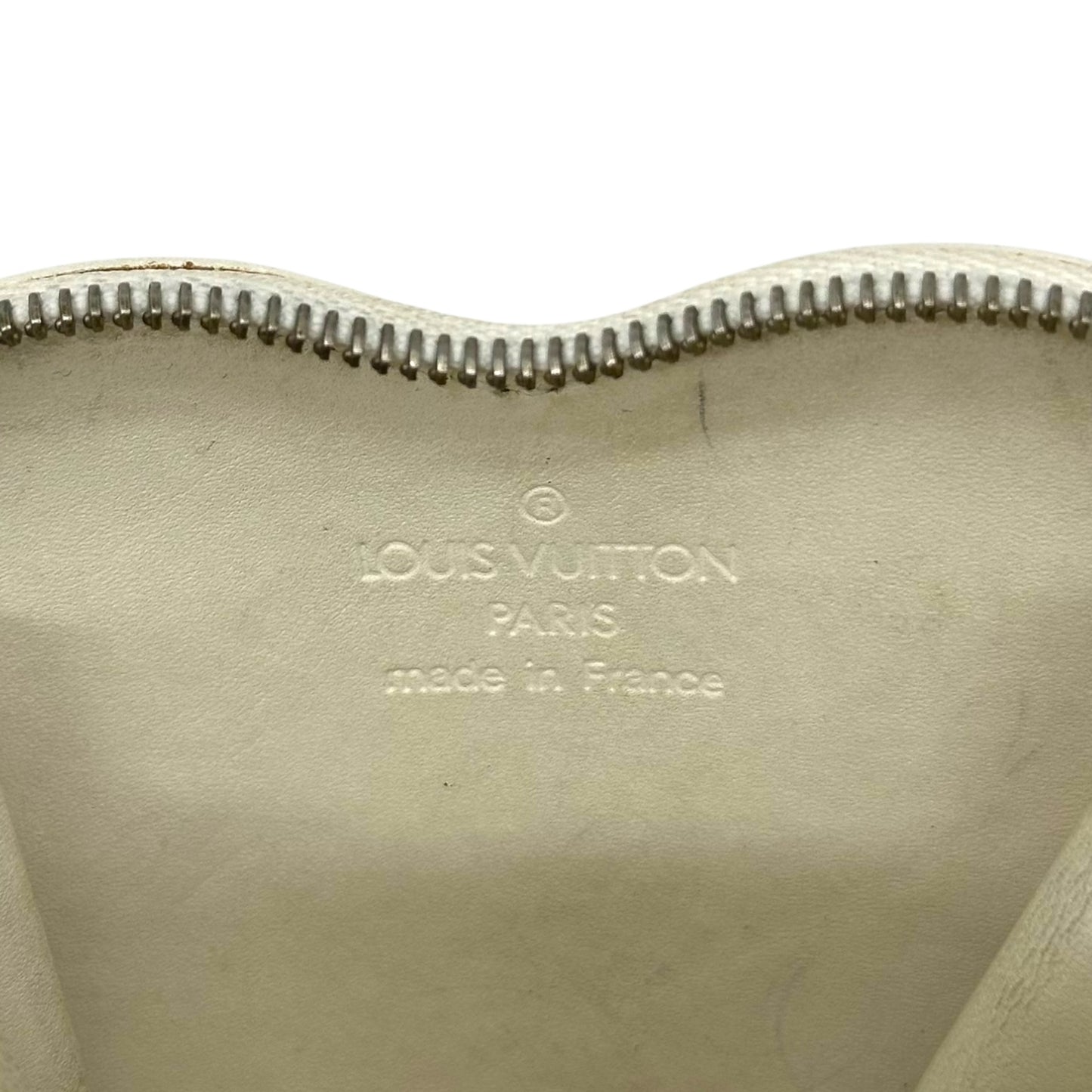 Louis Vuitton Yellow Vernis Heart Pouch