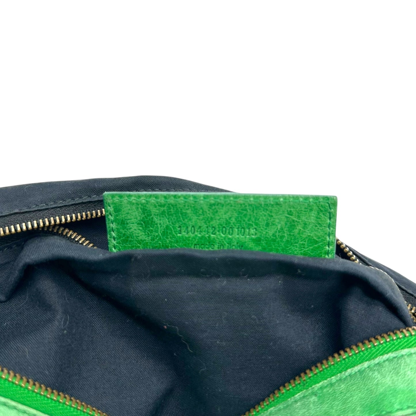 Balenciaga Green Leather The Day City Hobo Bag