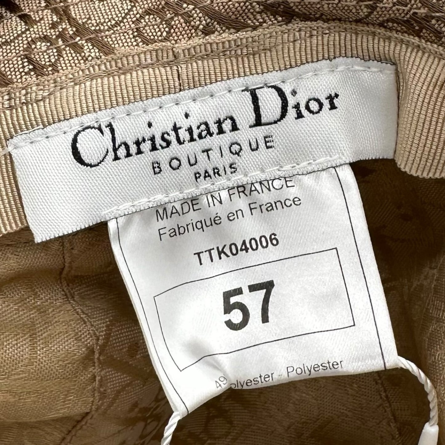 Christian Dior F/W 2004 Rasta Bucket Hat