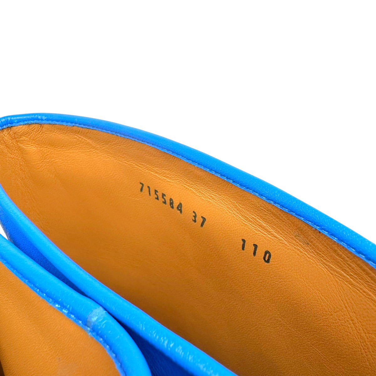Gucci x Adidas Blue Leather Heeled Boots