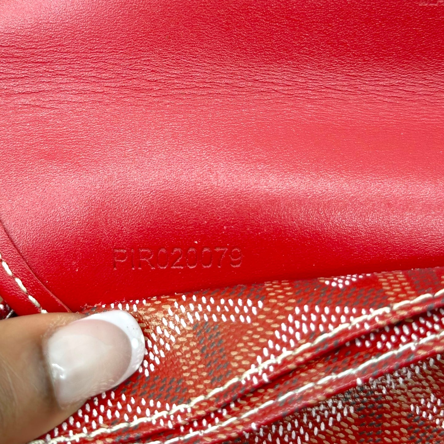 Goyard Red Saint Louis PM Medium Tote Bag