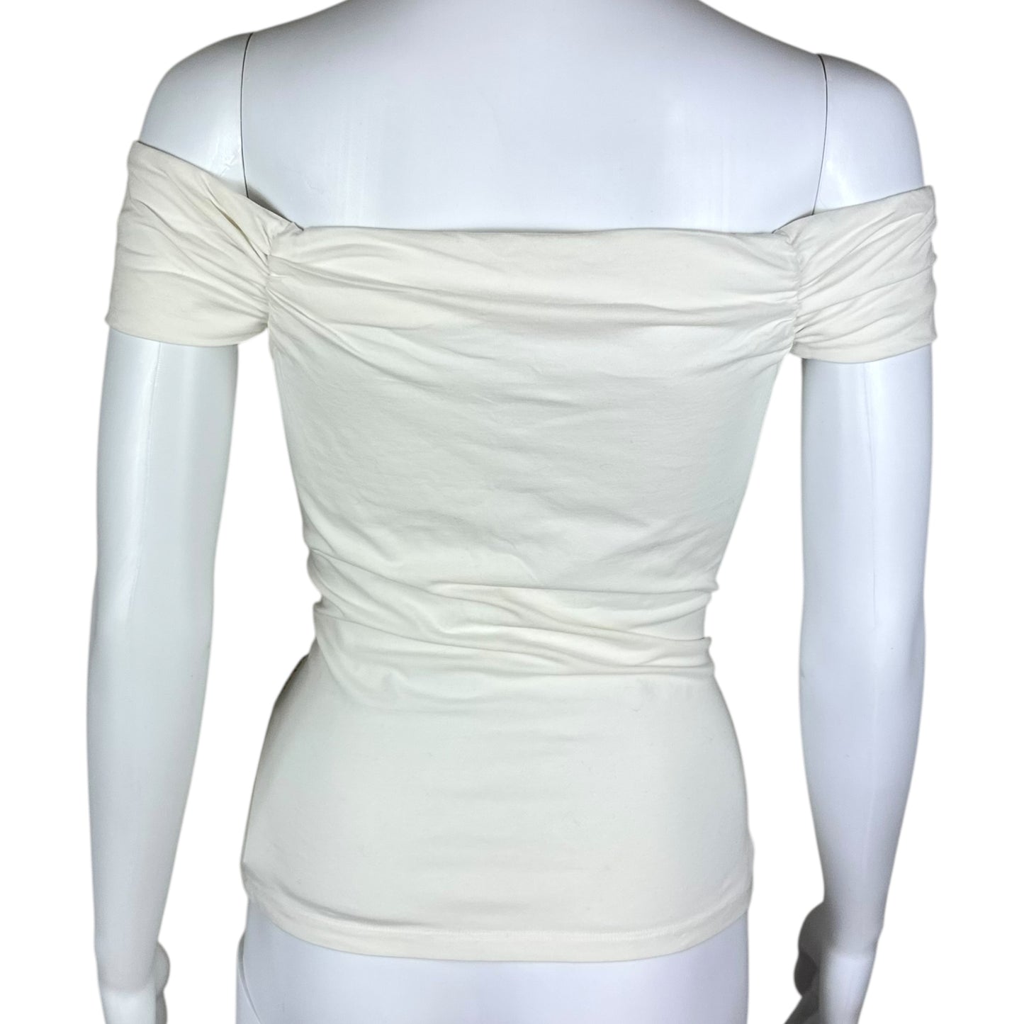 Galliano 'Declaration of Independence' Off-Shoulder Graphic Tank