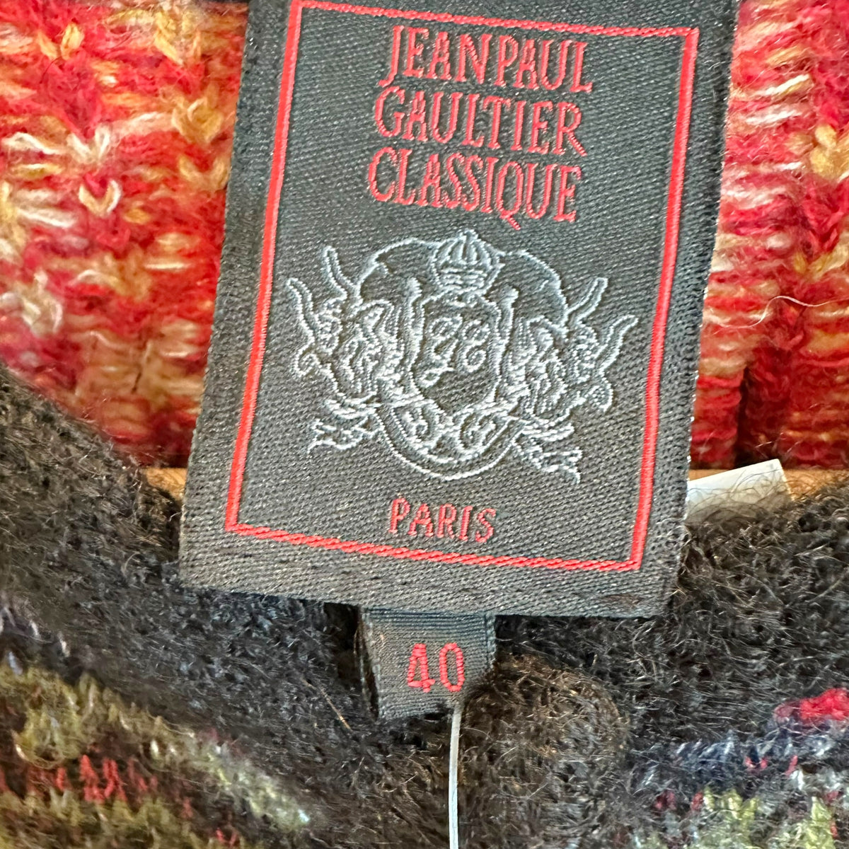 Jean Paul Gaultier Multicolor Knit Cardigan
