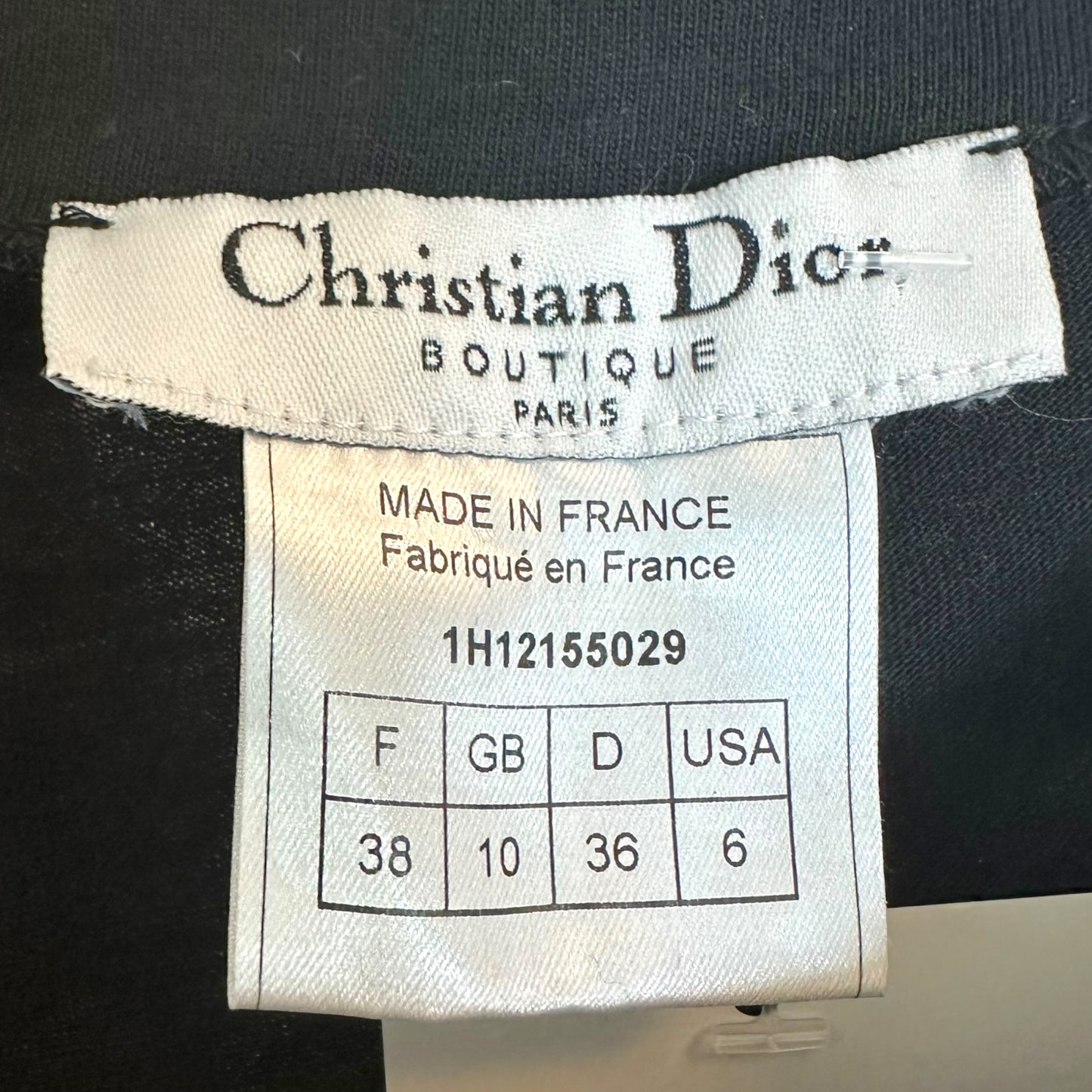 Christian Dior F/W 2001 J'Adore Dior Embroidered T-Shirt