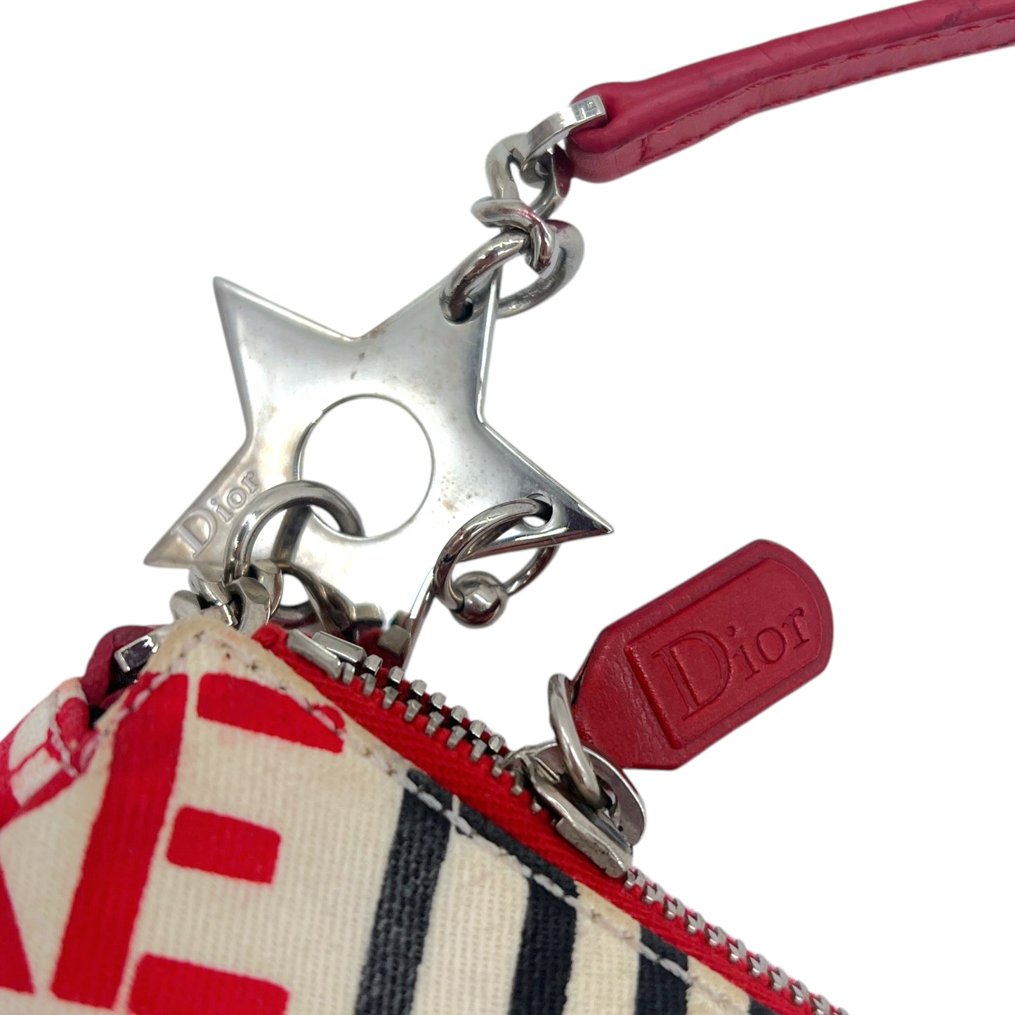 Christian Dior Hardcore Records Pierced Mini Saddle Bag - Outfit Repeater