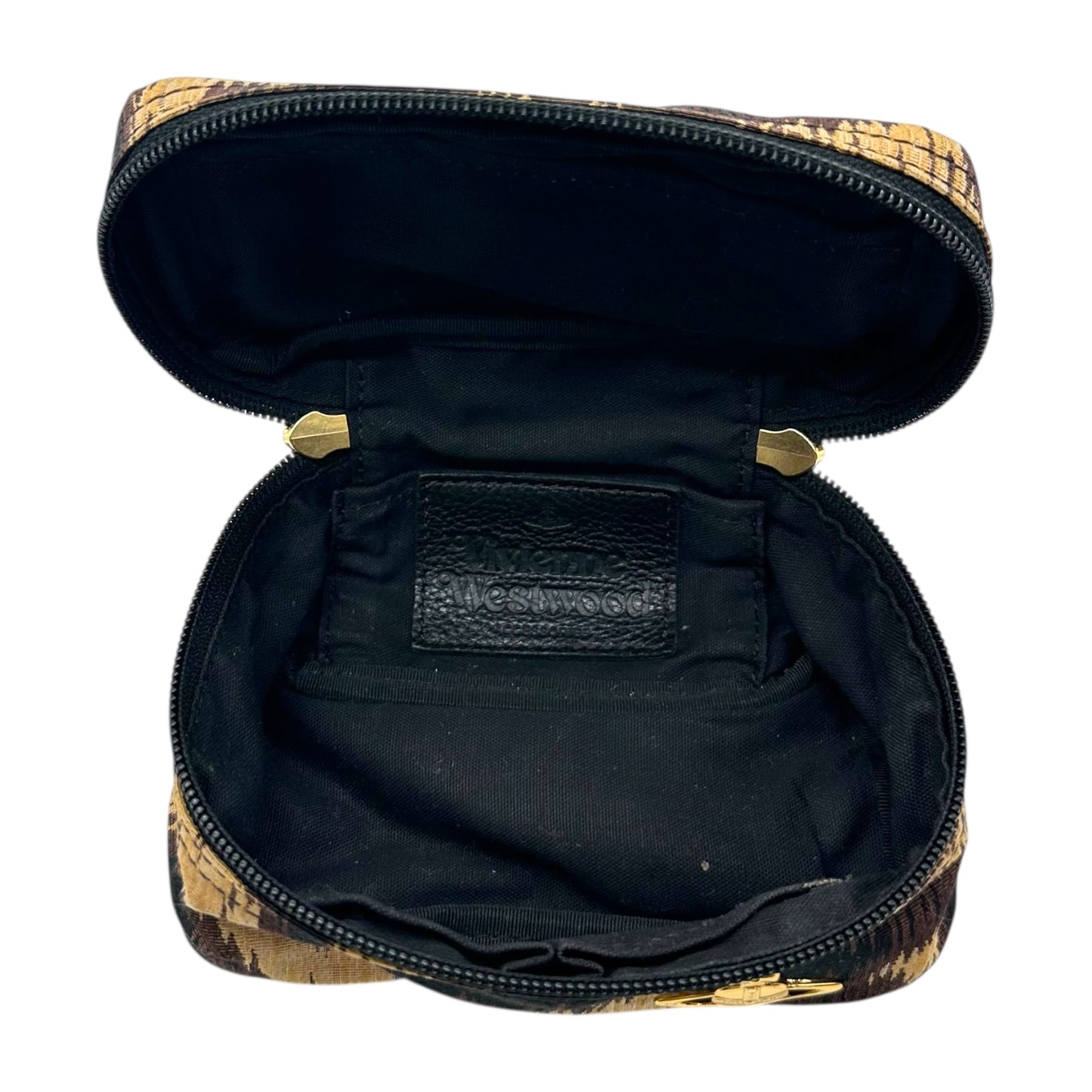 Vivienne Westwood Leopard Print Mini Vanity Bag