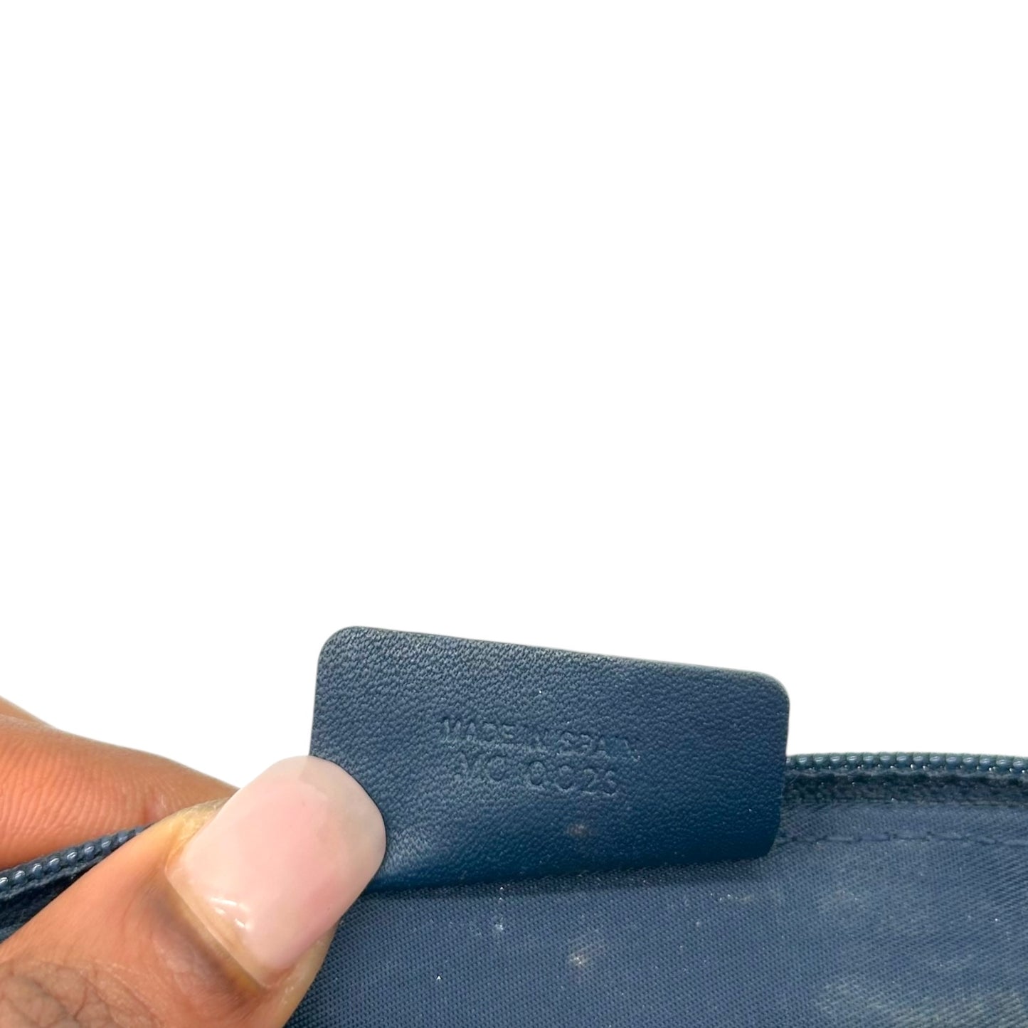 Christian Dior Navy Blue Trotter Monogram Canvas Cosmetic Pouch