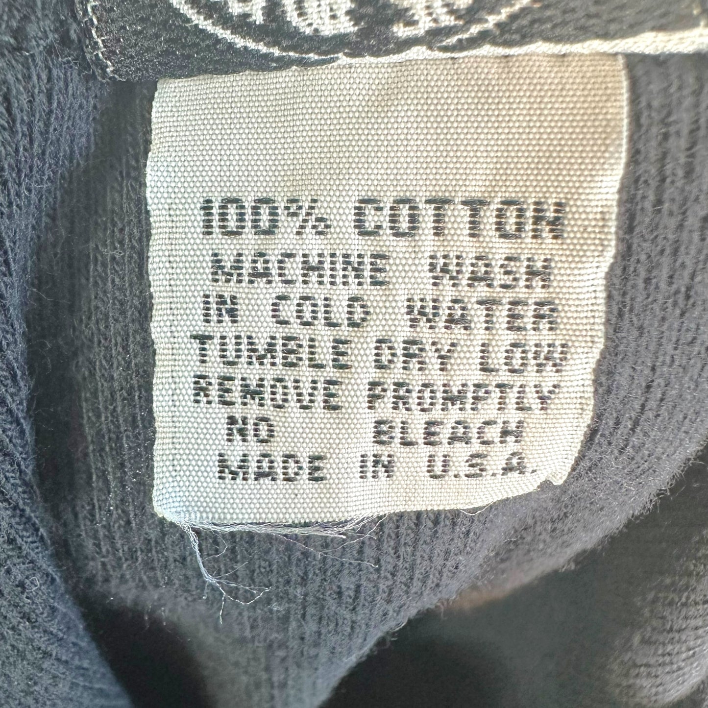 Chrome Hearts Vintage Black & White Spell-Out Logo T-Shirt