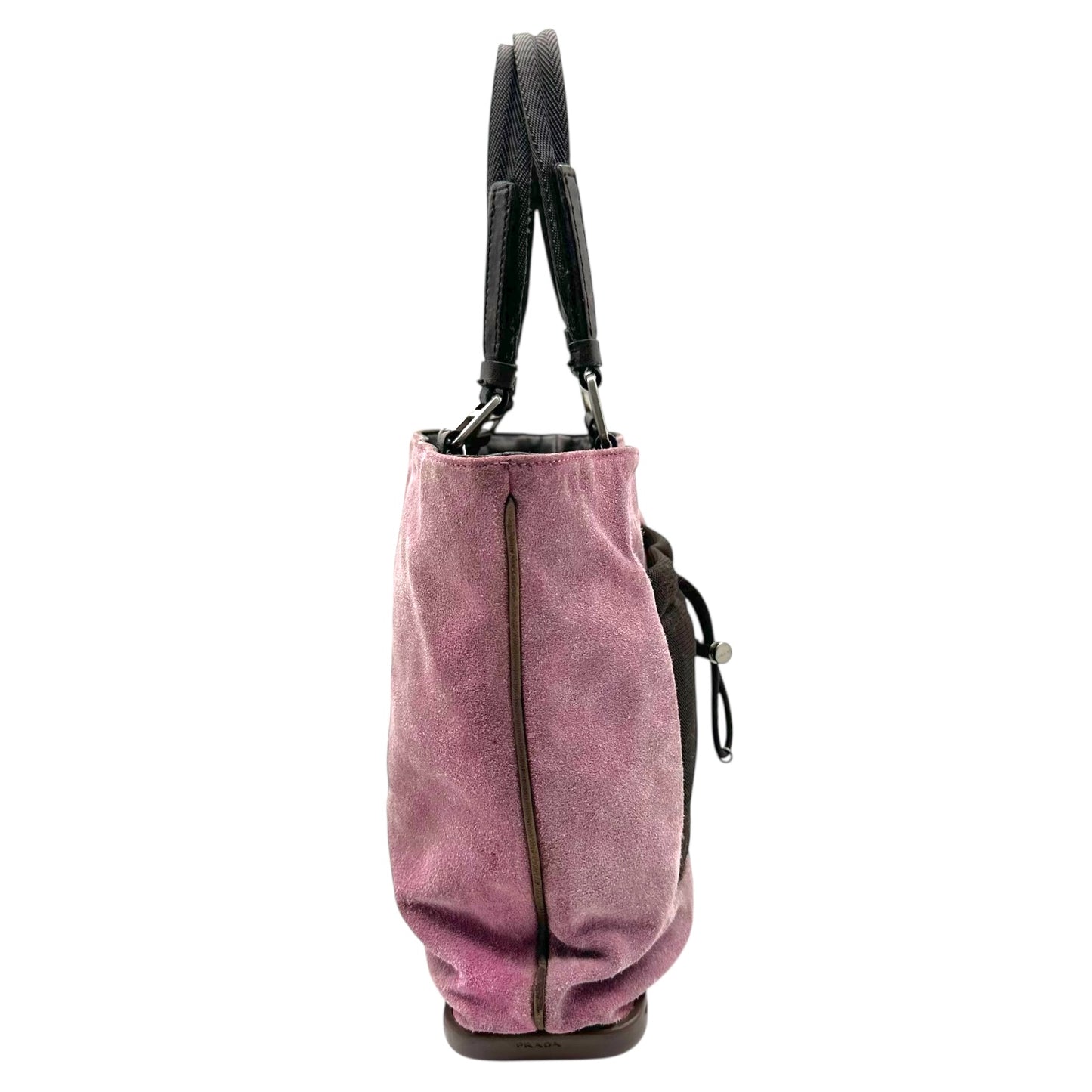 Prada Sport Pink Suede Mini Tote Bag