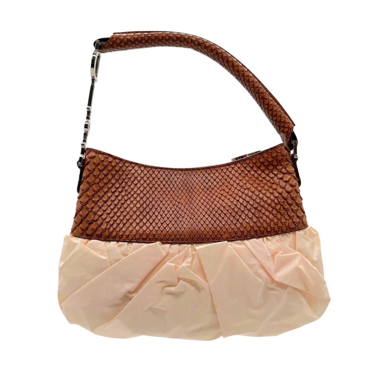 Christian Dior Pink & Brown Python Ballet Corset Mini Bag RARE