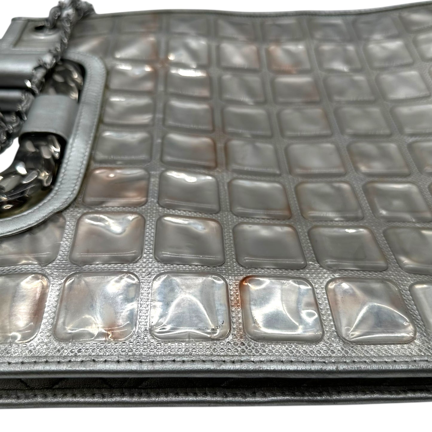 Chanel 2007 Ice Cube 2-Way Clutch Tote Bag