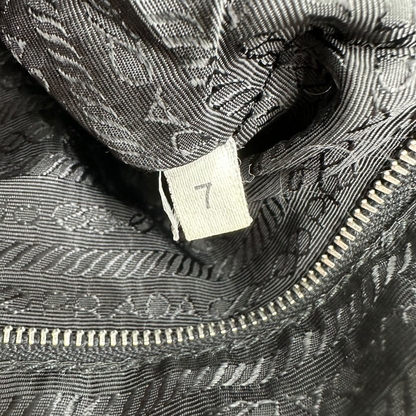 Prada Black Nylon & Red Leather Shoulder Bag - Outfit Repeater