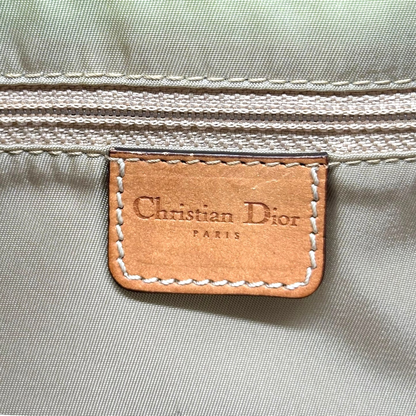 Christian Dior Tan Monogram Columbus Bag