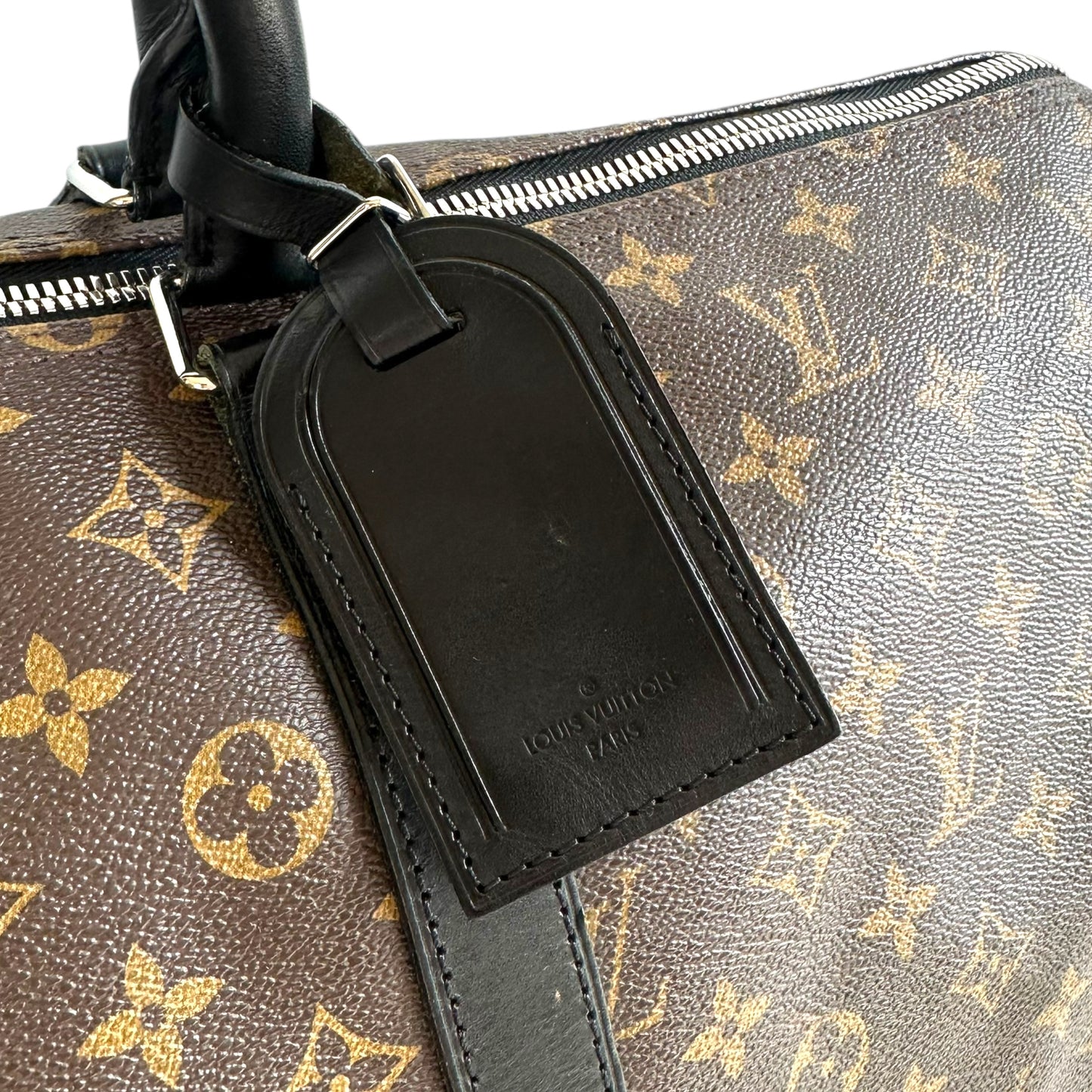 Louis Vuitton Macassar Monogrm Bandouliere 55 Duffle Bag